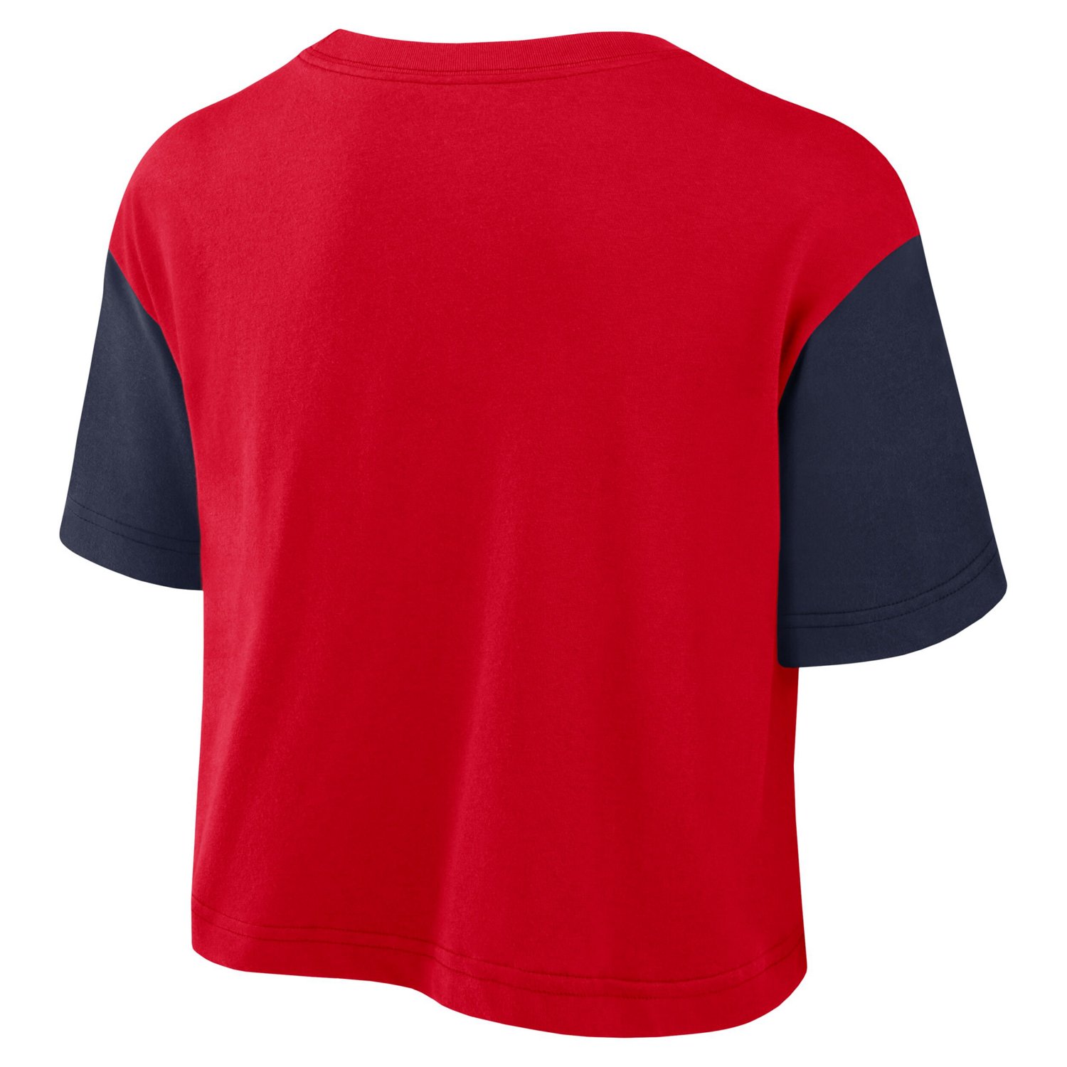 Nike Navy Arizona Wildcats Color-Block Script Dri-FIT Cropped T-Shirt - view number 3