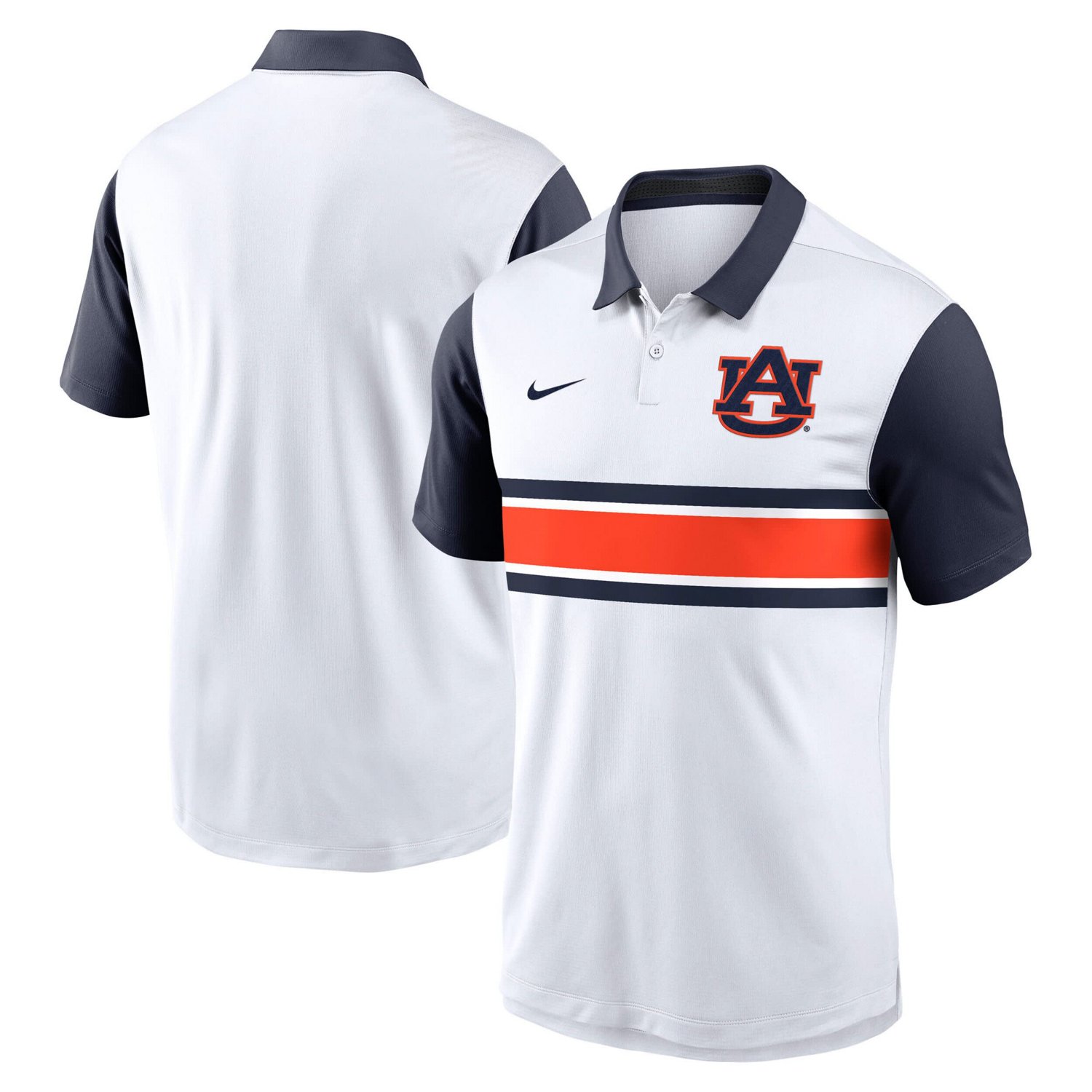 Nike Navy Auburn Tigers Primetime Campus Pattern Vapor Performance Polo