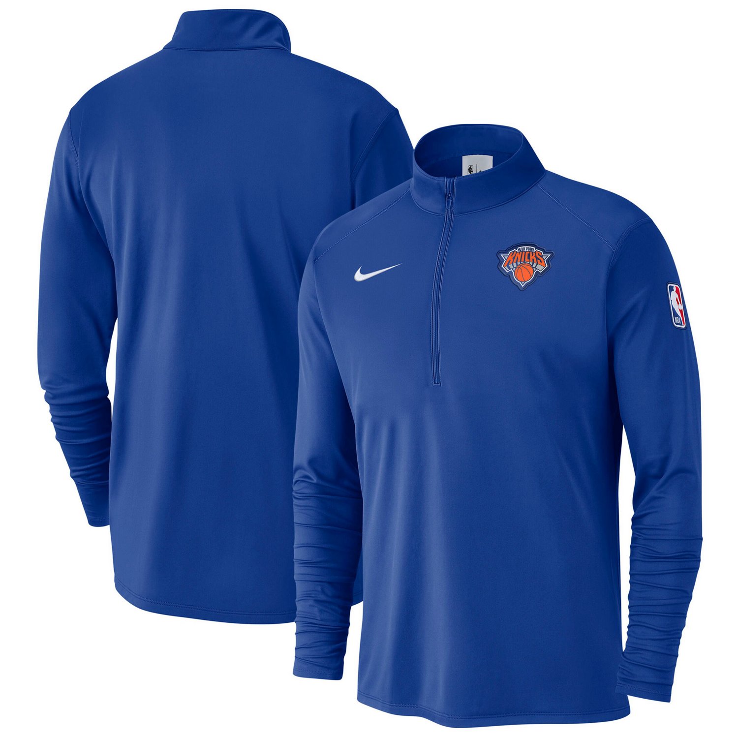 人気ブランド 海外通販 - 国内入手困難 Nike New York Knicks 2024 25 Courtside Performance Half-Zip メンテナンス