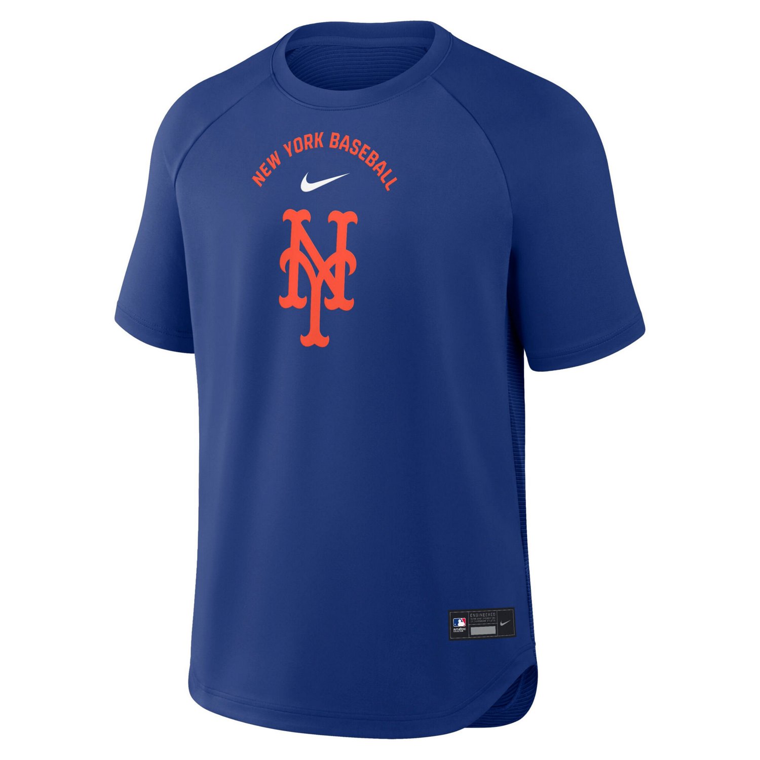 Nike New York Mets Authentic Collection Batting Practice Pre-Game Raglan Dri-FIT Top - view number 4