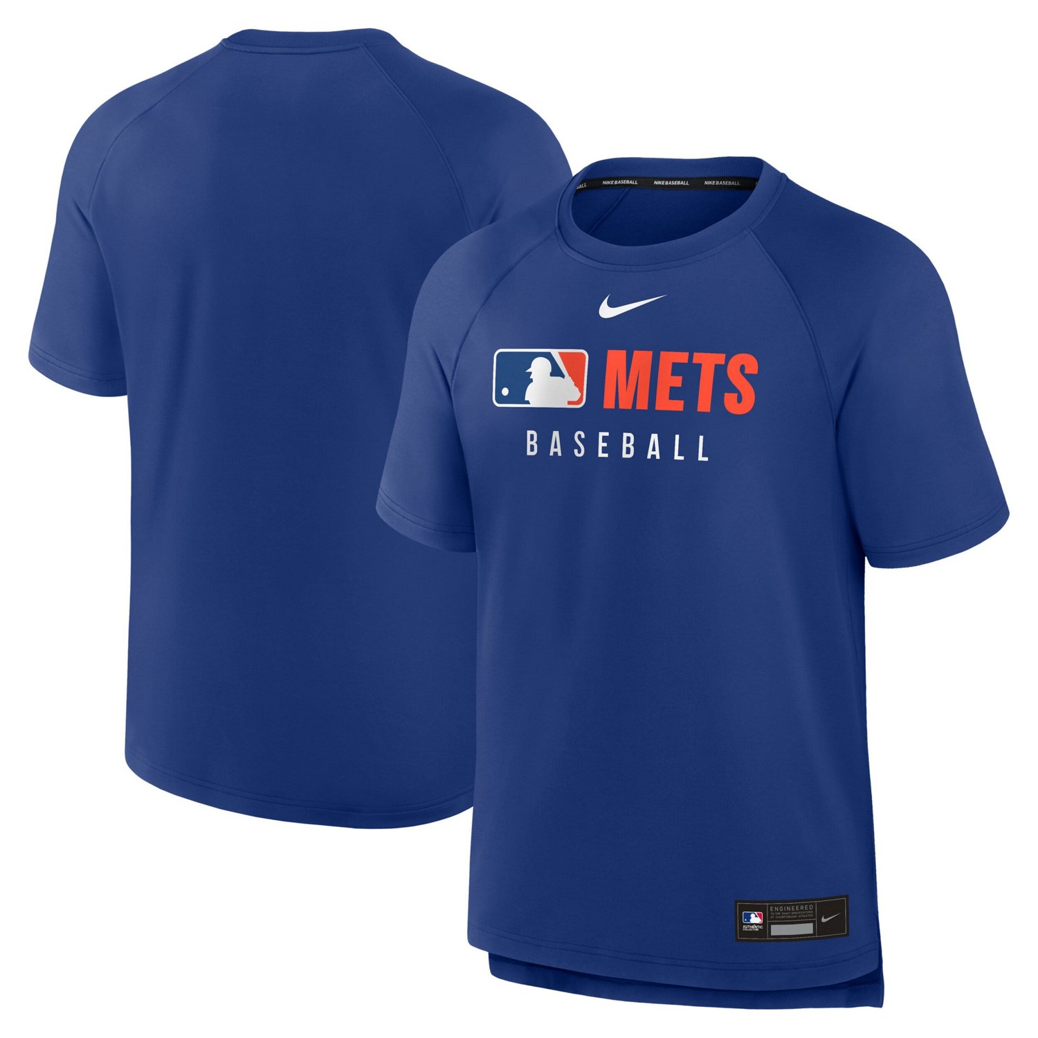 Nike New York Mets Authentic Collection Pregame Raglan Performance T-Shirt - view number 1