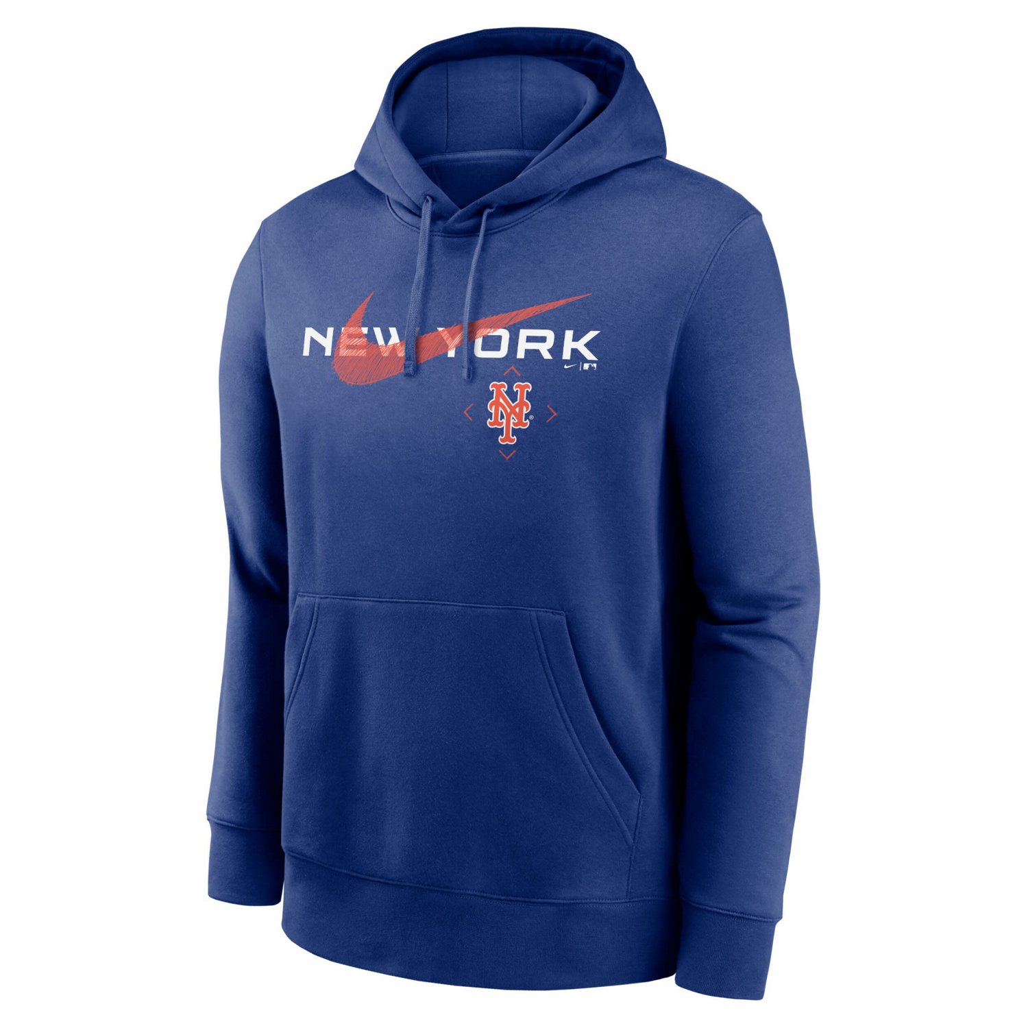 Nike New York Mets Big  Tall Over Arch Pullover Hoodie - view number 2