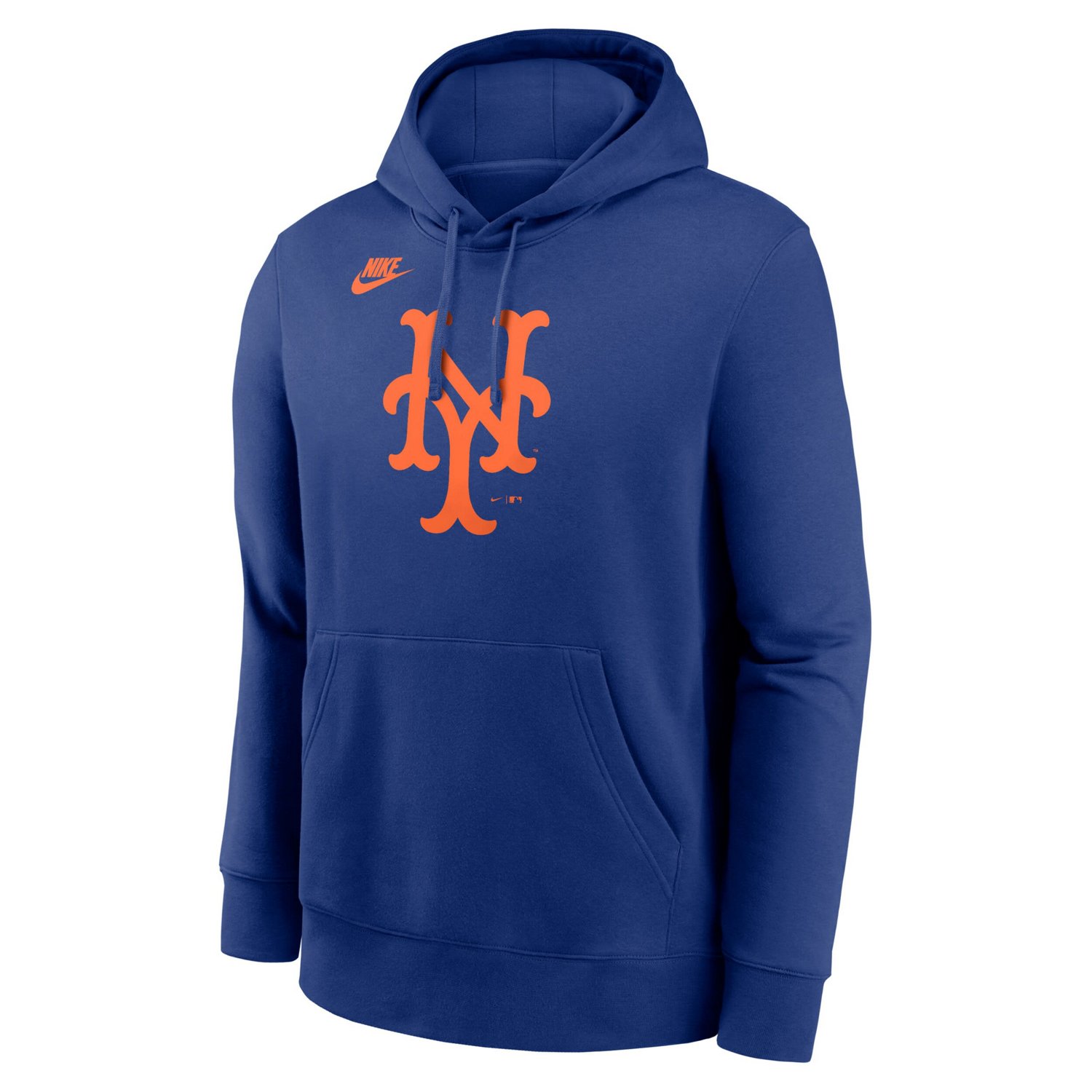 Nike New York Mets Cooperstown Collection Logo Club Pullover Hoodie
