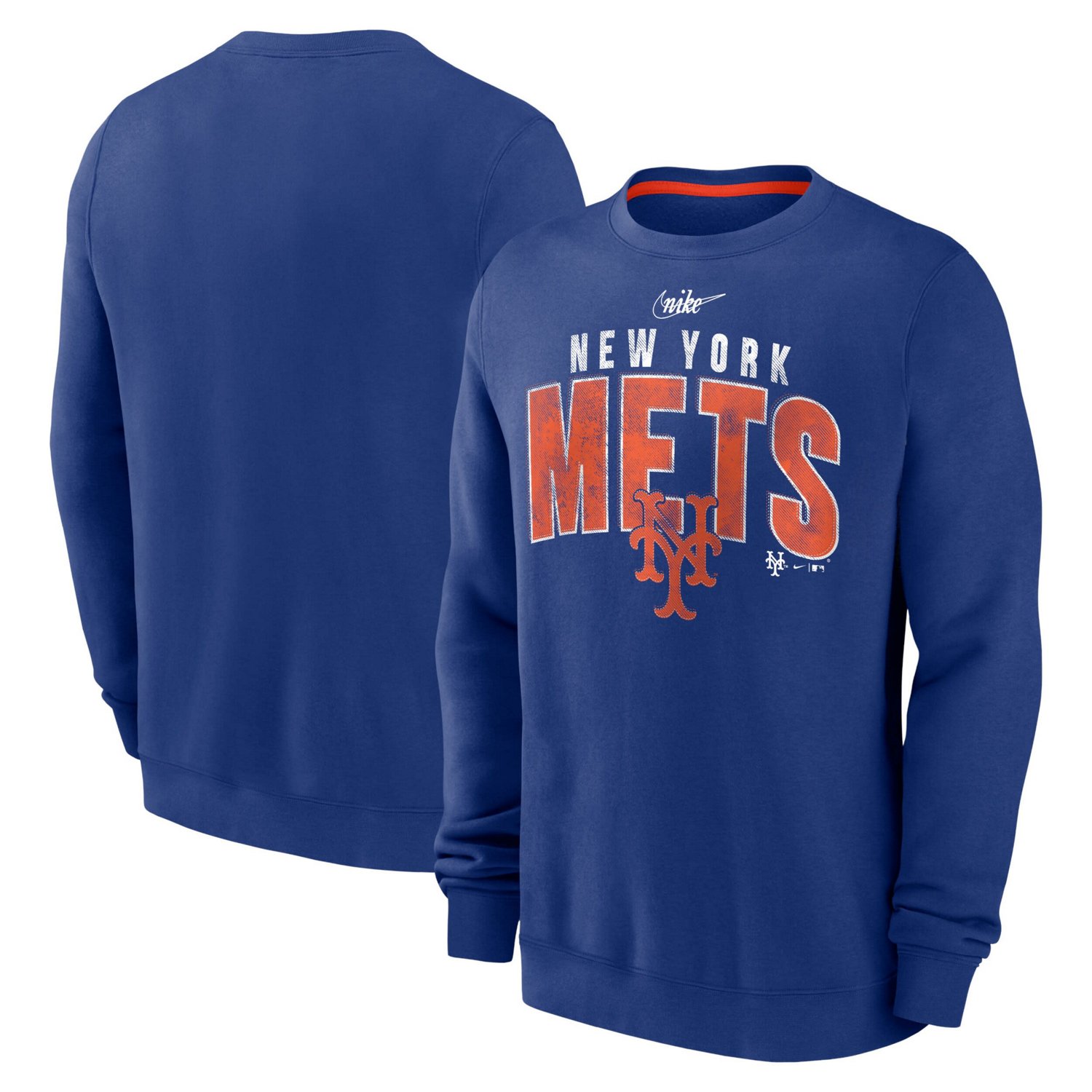 Nike New York Mets Cooperstown Collection Team Shout Out Pullover Sweatshirt
