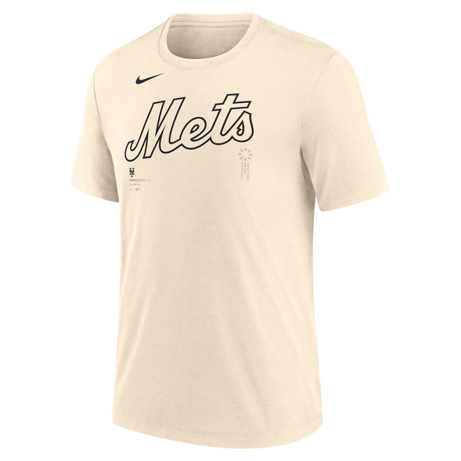 Nike New York Mets Wordmark Tri-Blend T-Shirt - view number 4