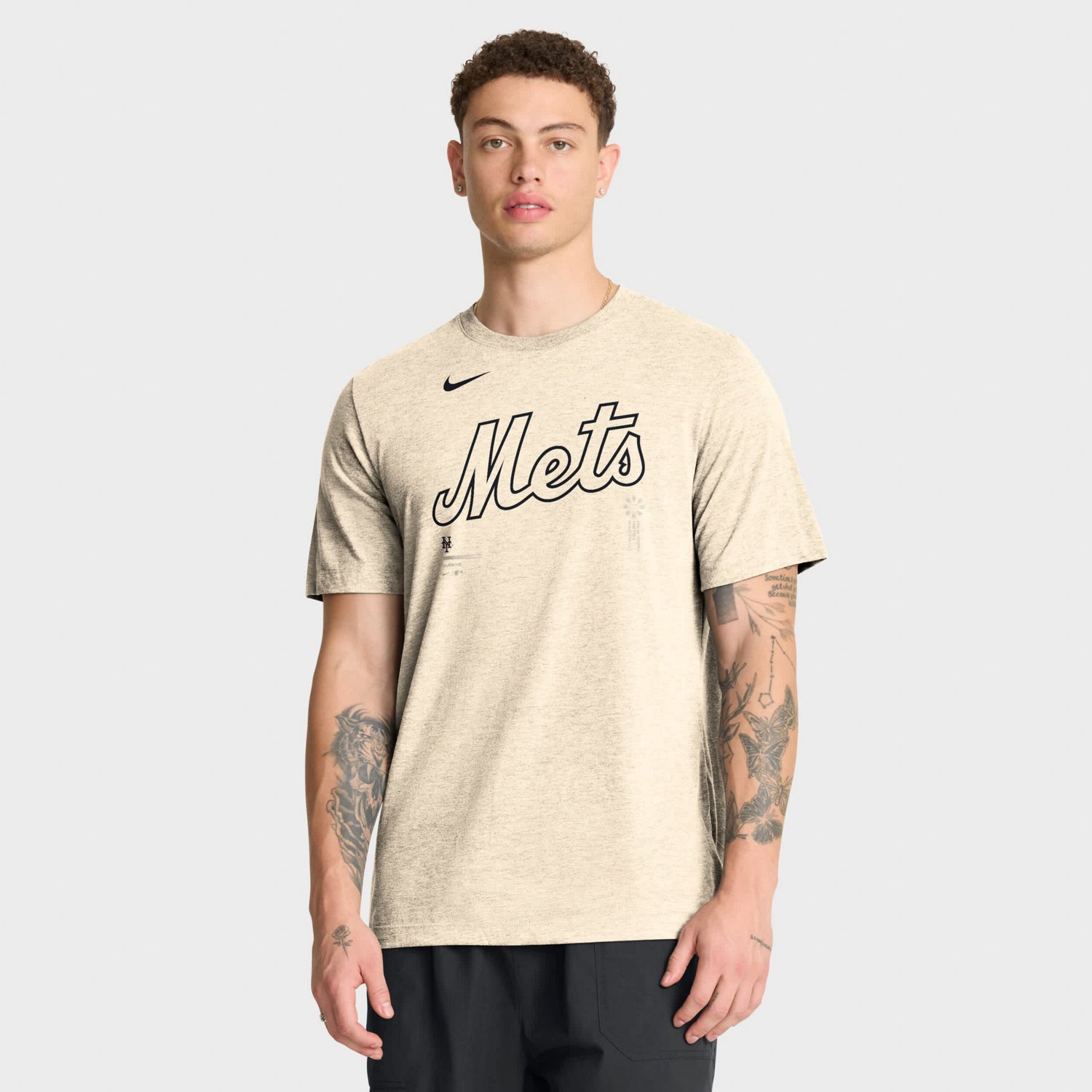 Nike New York Mets Wordmark Tri-Blend T-Shirt