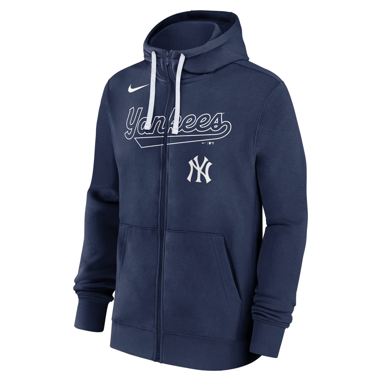 Nike New York Yankees Knockout Script Full-Zip Hoodie
