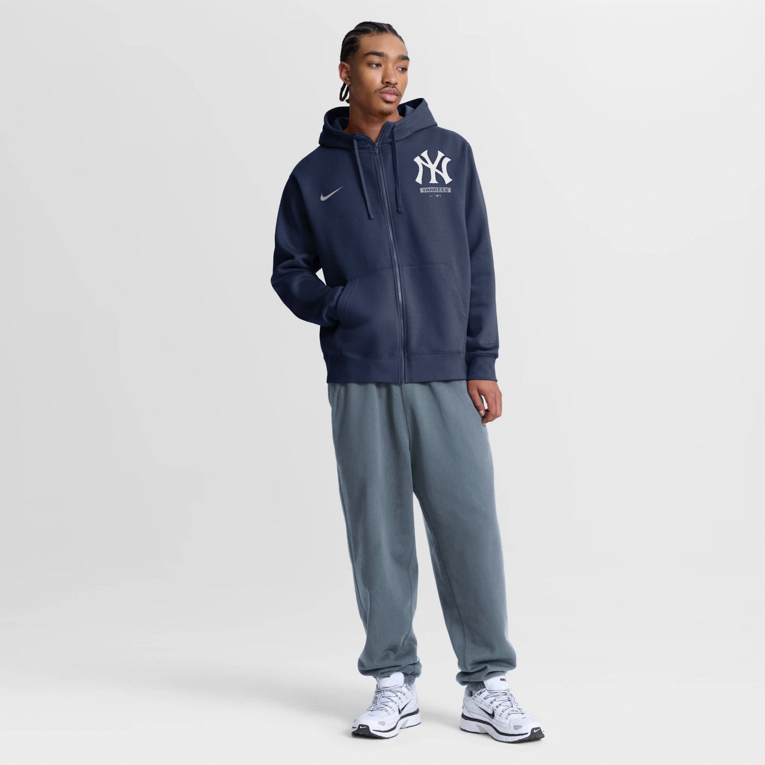 Nike New York Yankees Primetime Lockup Full-Zip Hoodie - view number 3