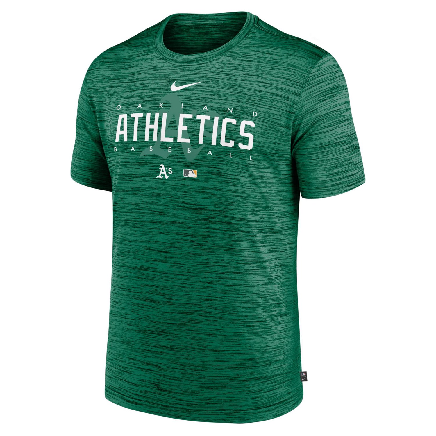 Nike Oakland Athletics Authentic Collection Performance Velocity Practice T-Shirt
