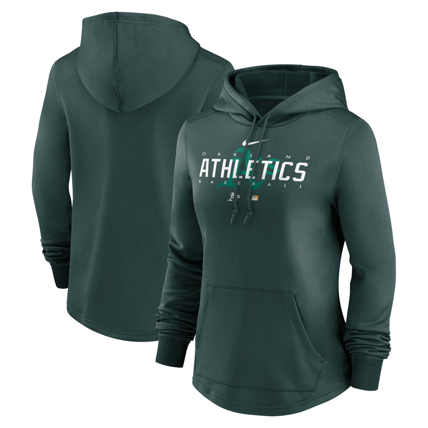 Nike Oakland Athletics Authentic Collection Pregame Performance Pullover Hoodie
