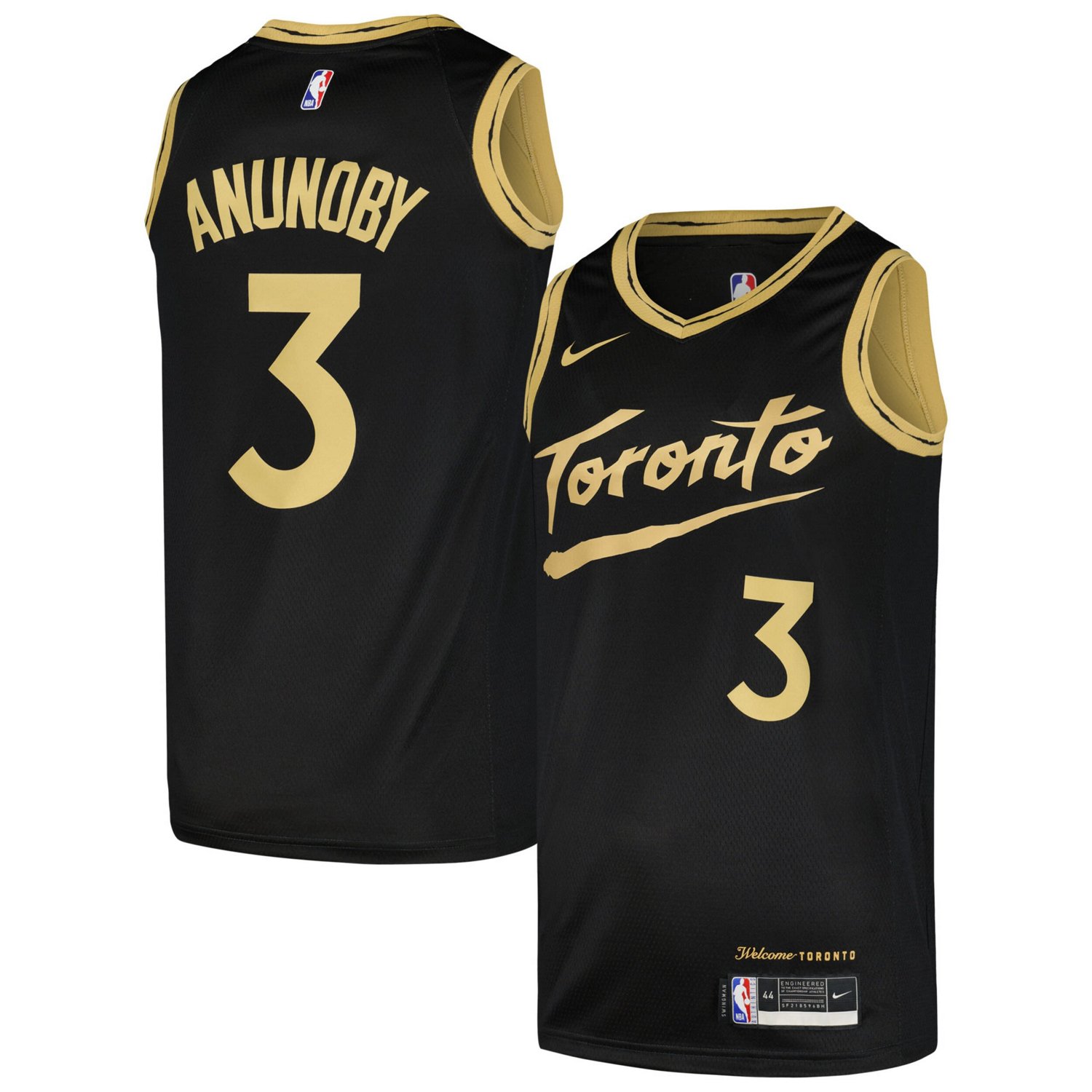 Nike OG Anunoby Toronto Raptors Swingman Player Jersey - City Edition