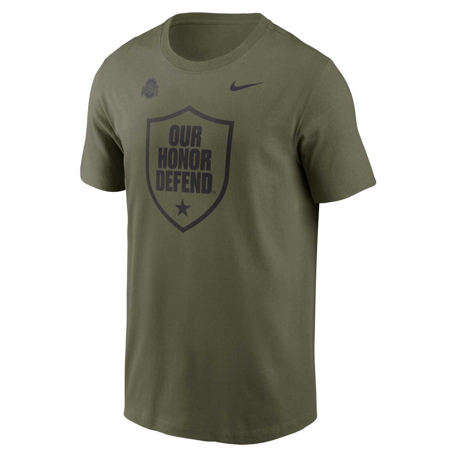 Nike Ohio State Buckeyes 2024 Military Appreciation Tonal Logo Performance T-Shirt - view number 2