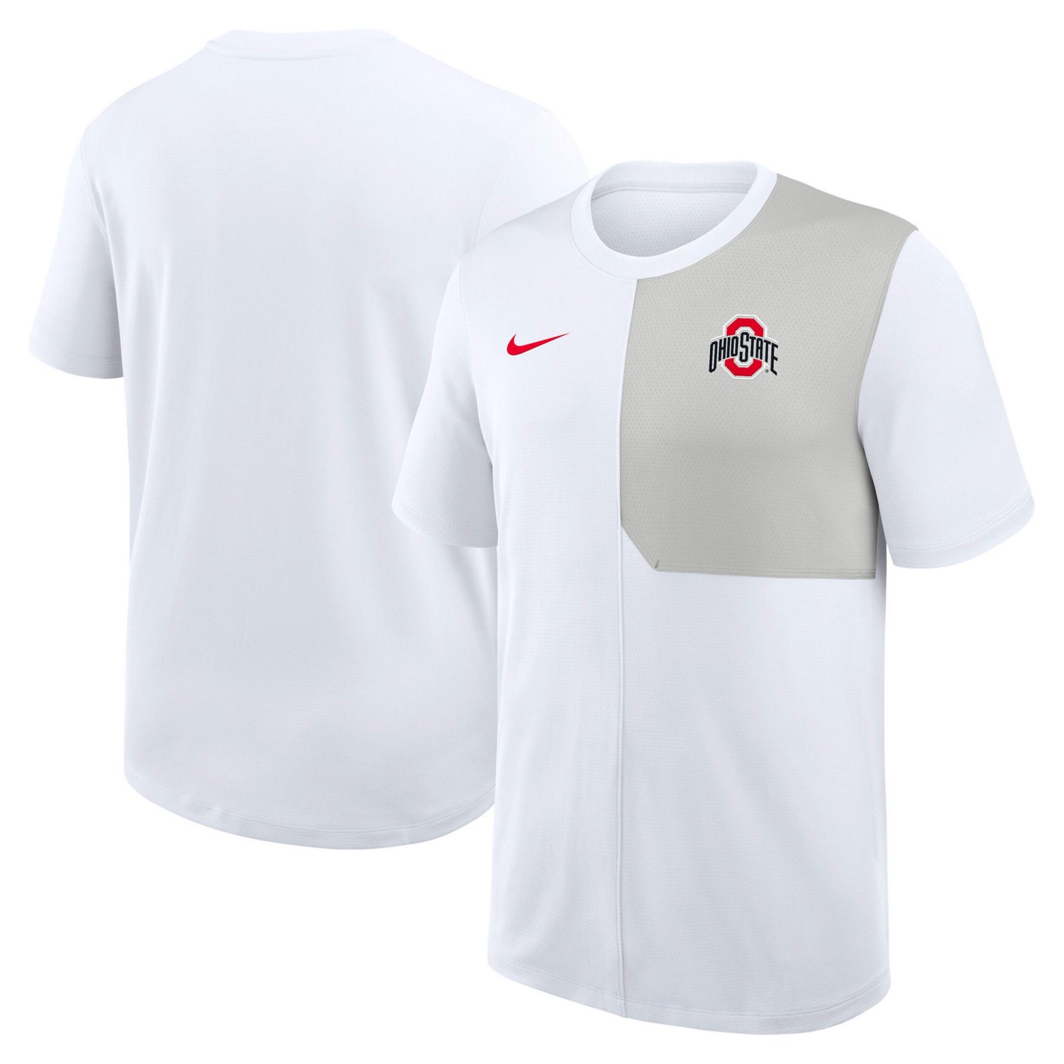 Nike Ohio State Buckeyes 2025 Sideline UV Performance Coach T-Shirt - view number 1