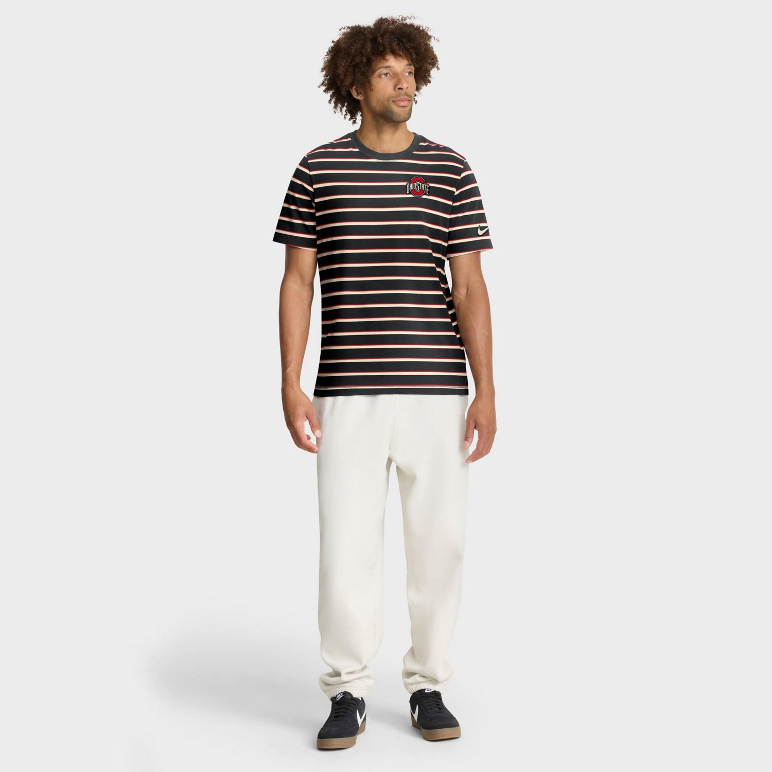 Nike Ohio State Buckeyes Athletic Prep Legacy Summit Stripe T-Shirt - view number 3