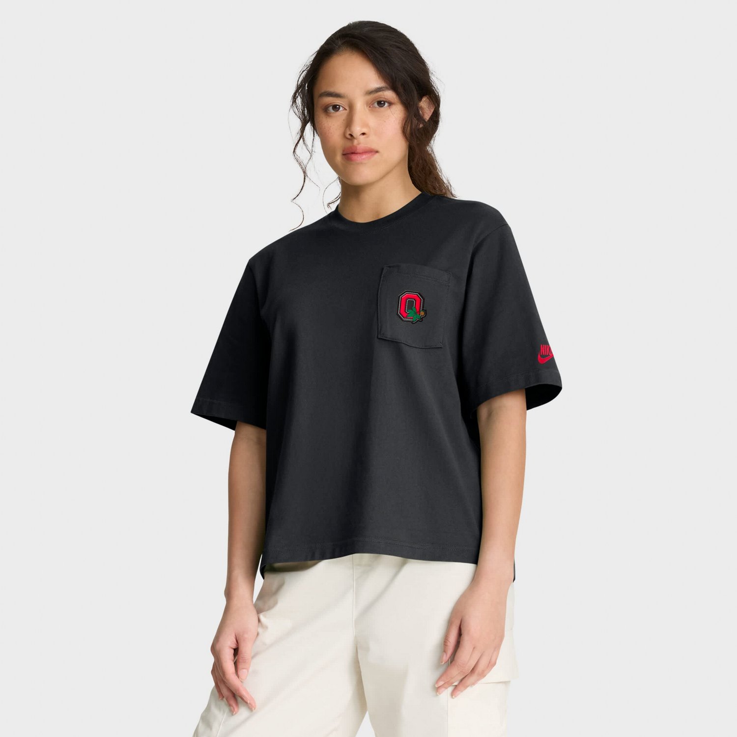 Nike Ohio State Buckeyes Legacy Pocket Boxy T-Shirt