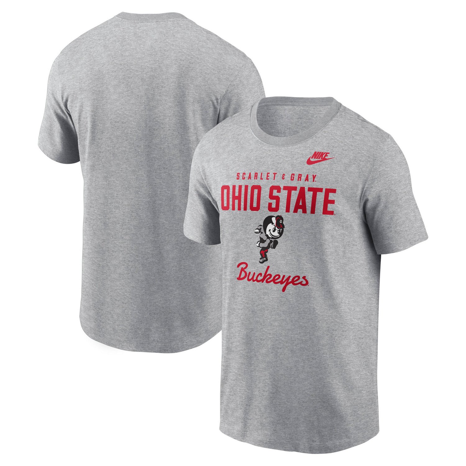 Nike Ohio State Buckeyes Legacy Stacked Established T-Shirt - view number 3