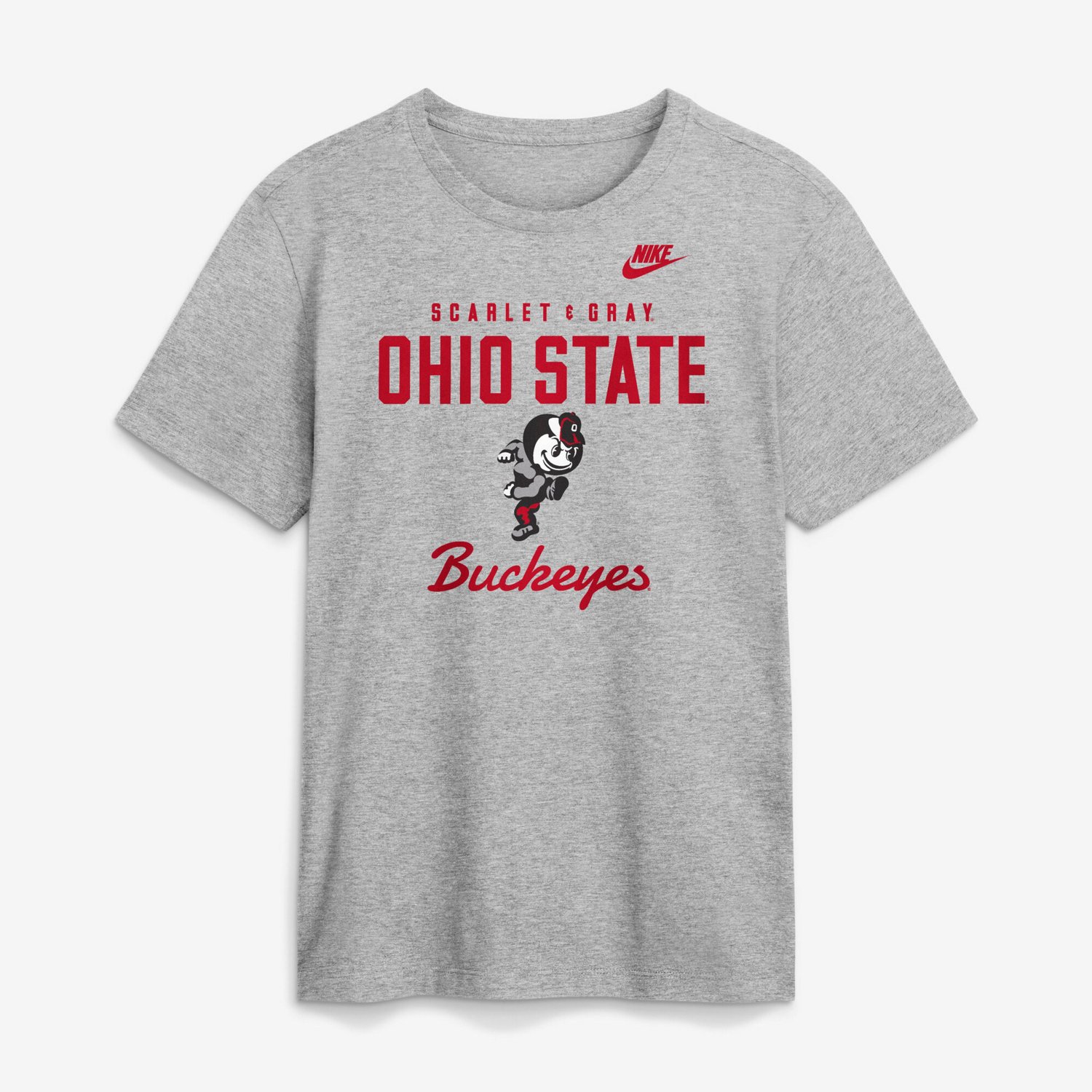 Nike Ohio State Buckeyes Legacy Stacked Established T-Shirt