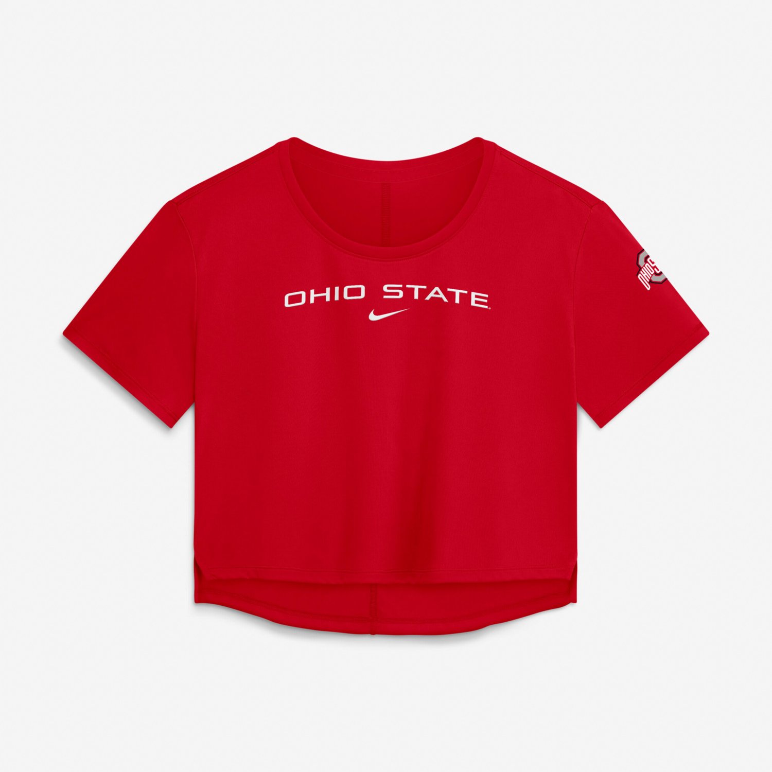 Nike Ohio State Buckeyes Premium Performance Dri-FIT Cropped Top