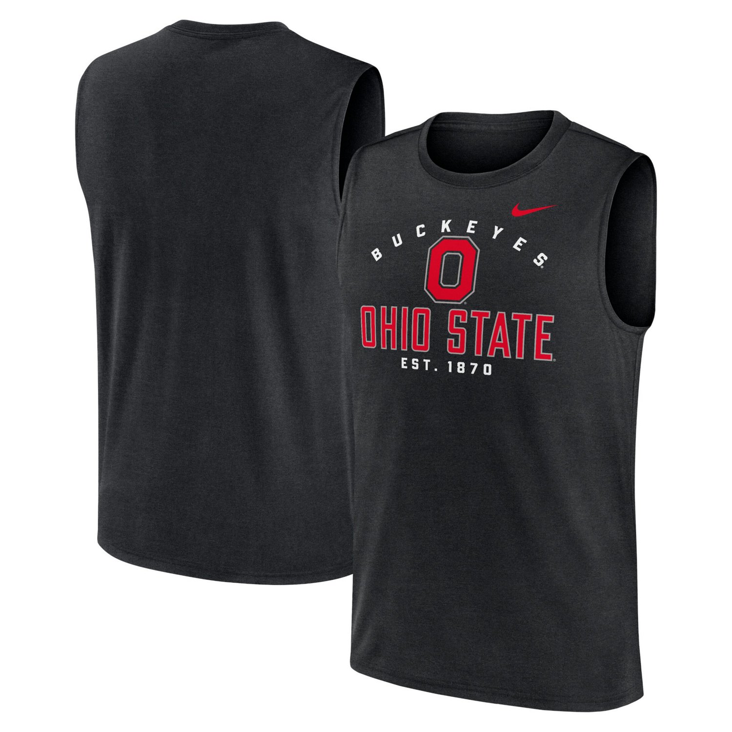 Nike Ohio State Buckeyes Primetime Legend Lock Up Performance Muscle Tank Top                                                    - view number 1