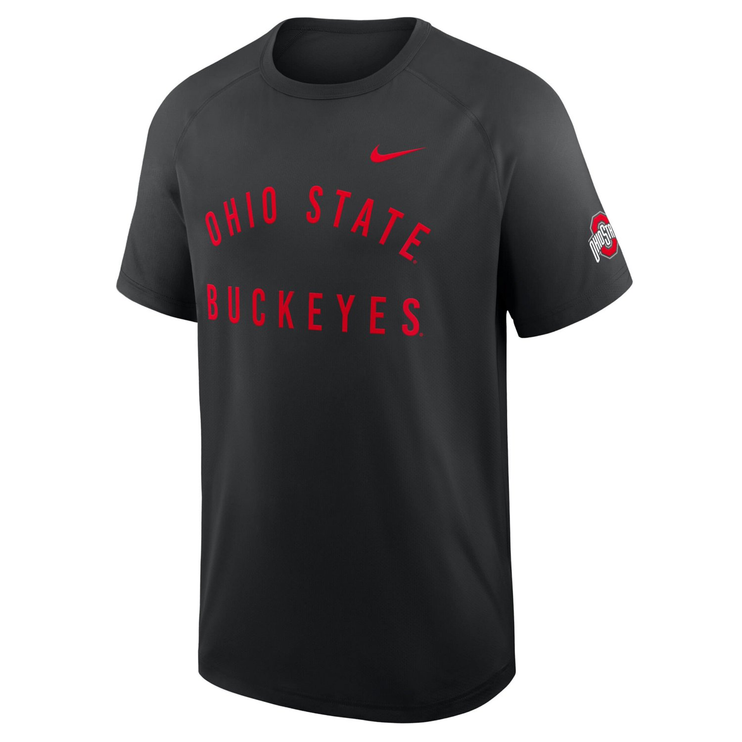 Nike Ohio State Buckeyes Ready Raglan Premium Performance T-Shirt - view number 2