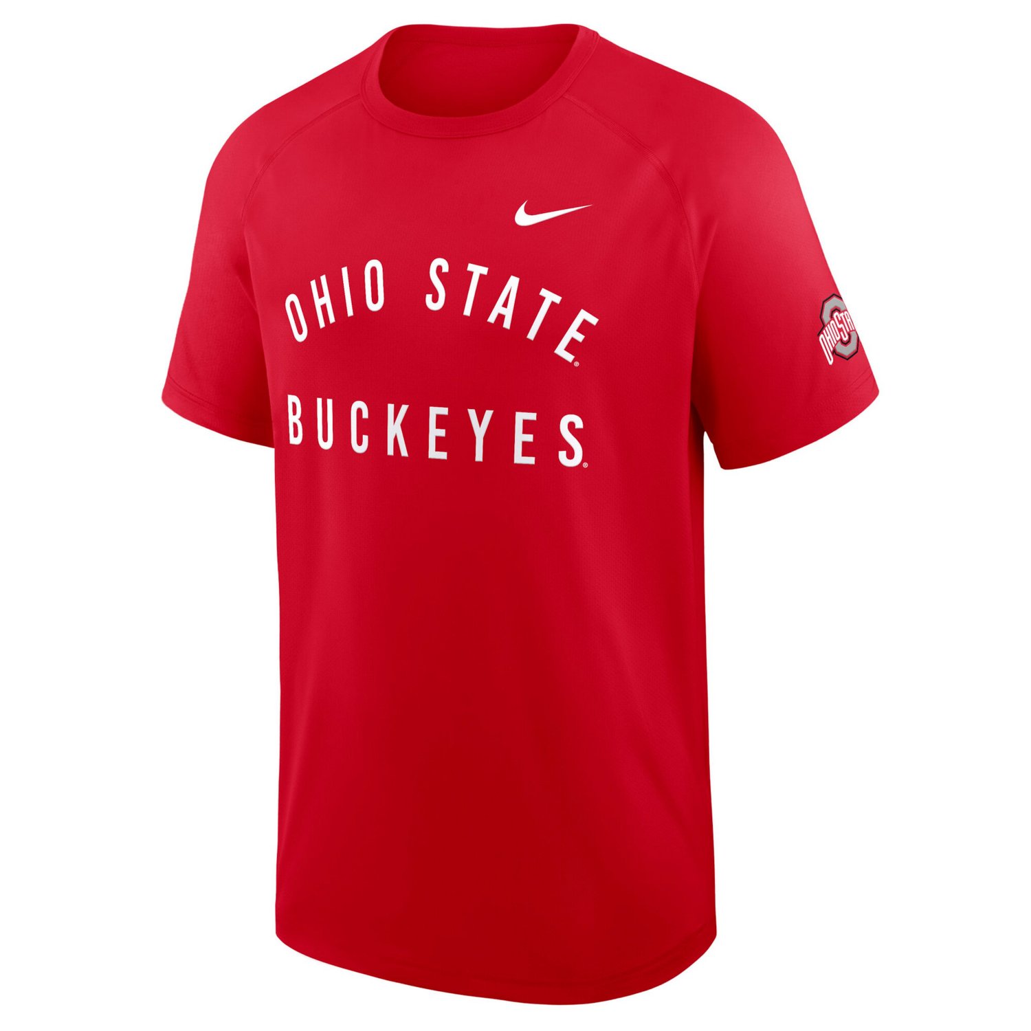 Nike Ohio State Buckeyes Ready Raglan Premium Performance T-Shirt - view number 2