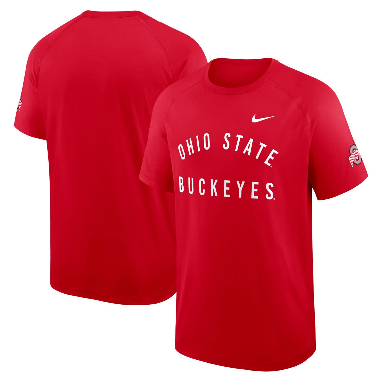 Nike Ohio State Buckeyes Ready Raglan Premium Performance T-Shirt - view number 1