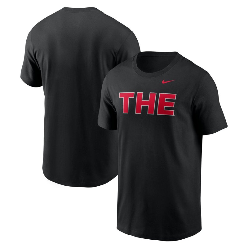 Nike Men's Black Ohio State Buckeyes The T-Shirt - Black
