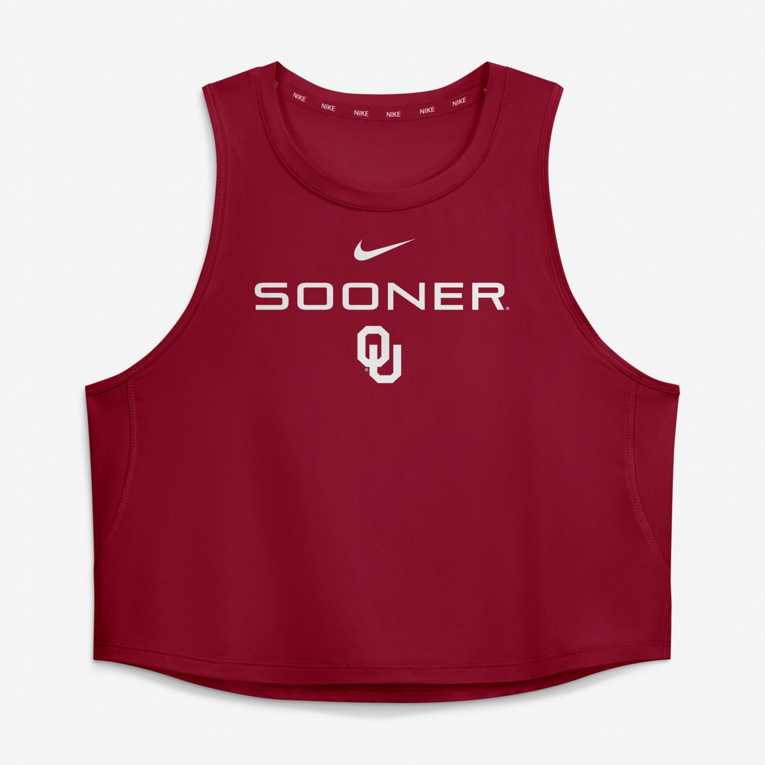 Nike Oklahoma Sooners One Dri-FIT Cropped Tank Top