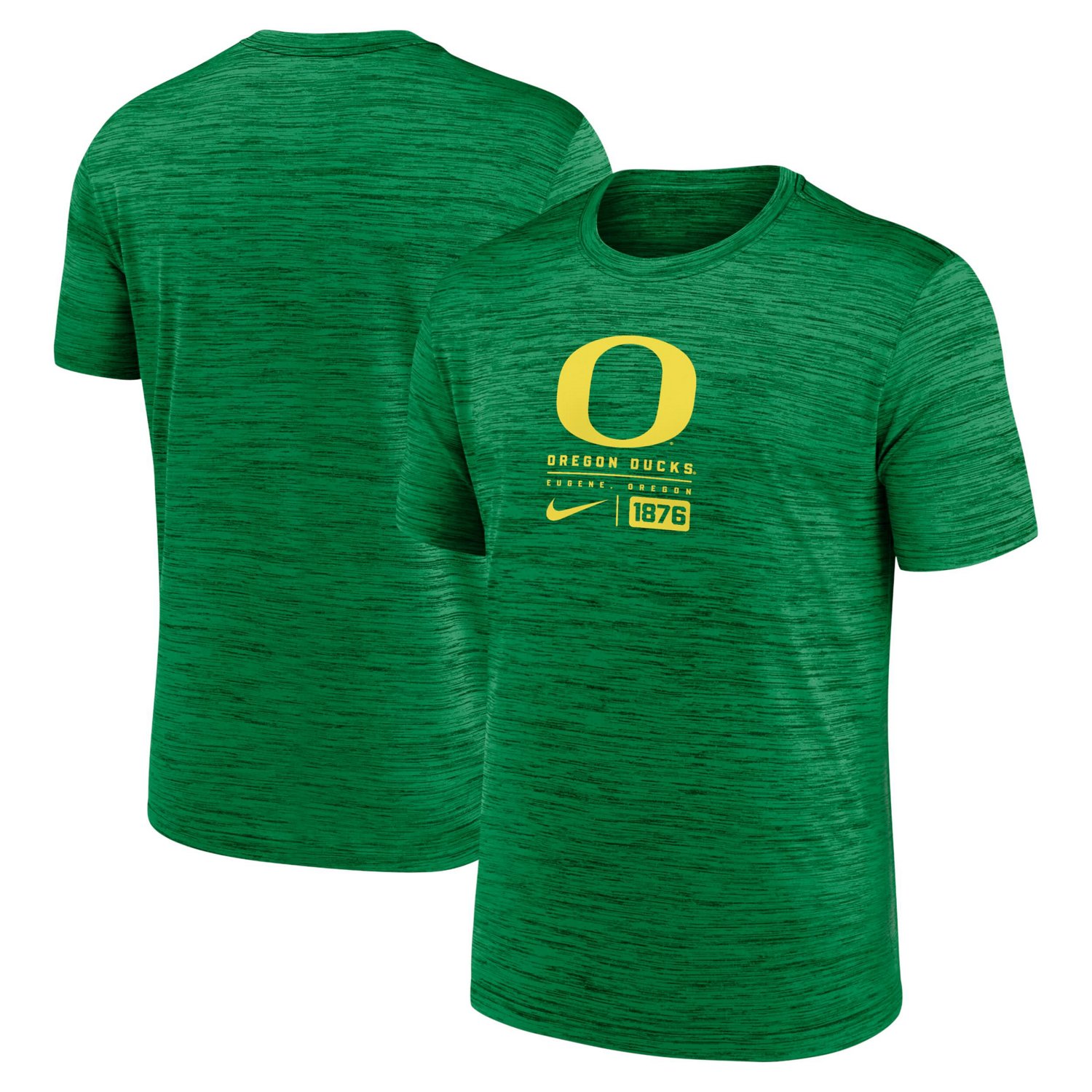 Nike Oregon Ducks Campus Center Block Velocity Performance T-Shirt