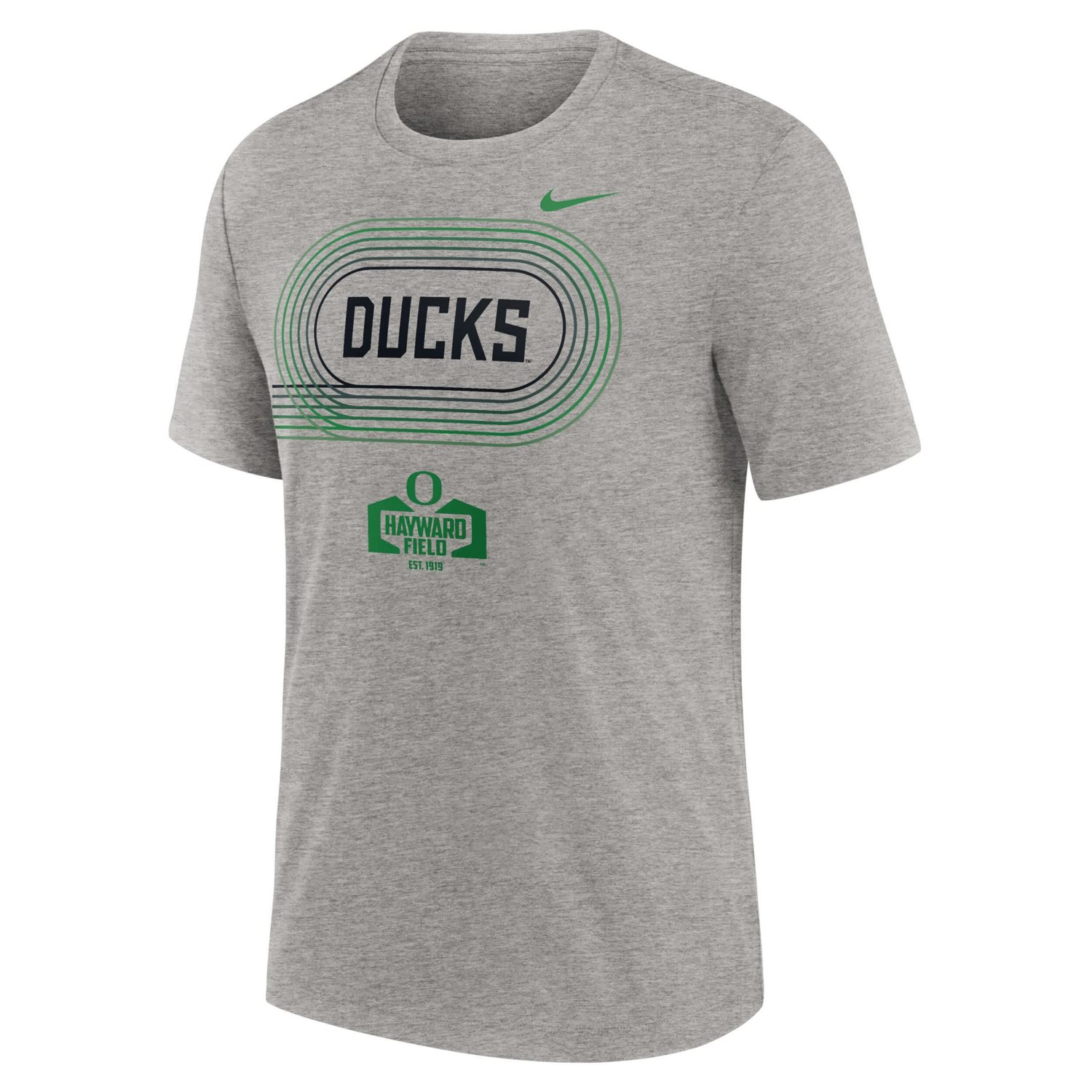 Nike Oregon Ducks Campus Local Tri-Blend T-Shirt - view number 2