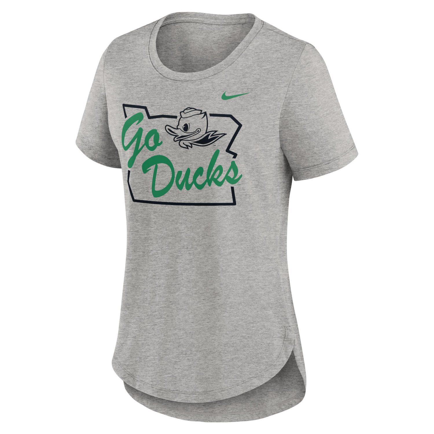Nike Oregon Ducks Local Campus Location Mantra Tri-Blend T-Shirt                                                                 - view number 2