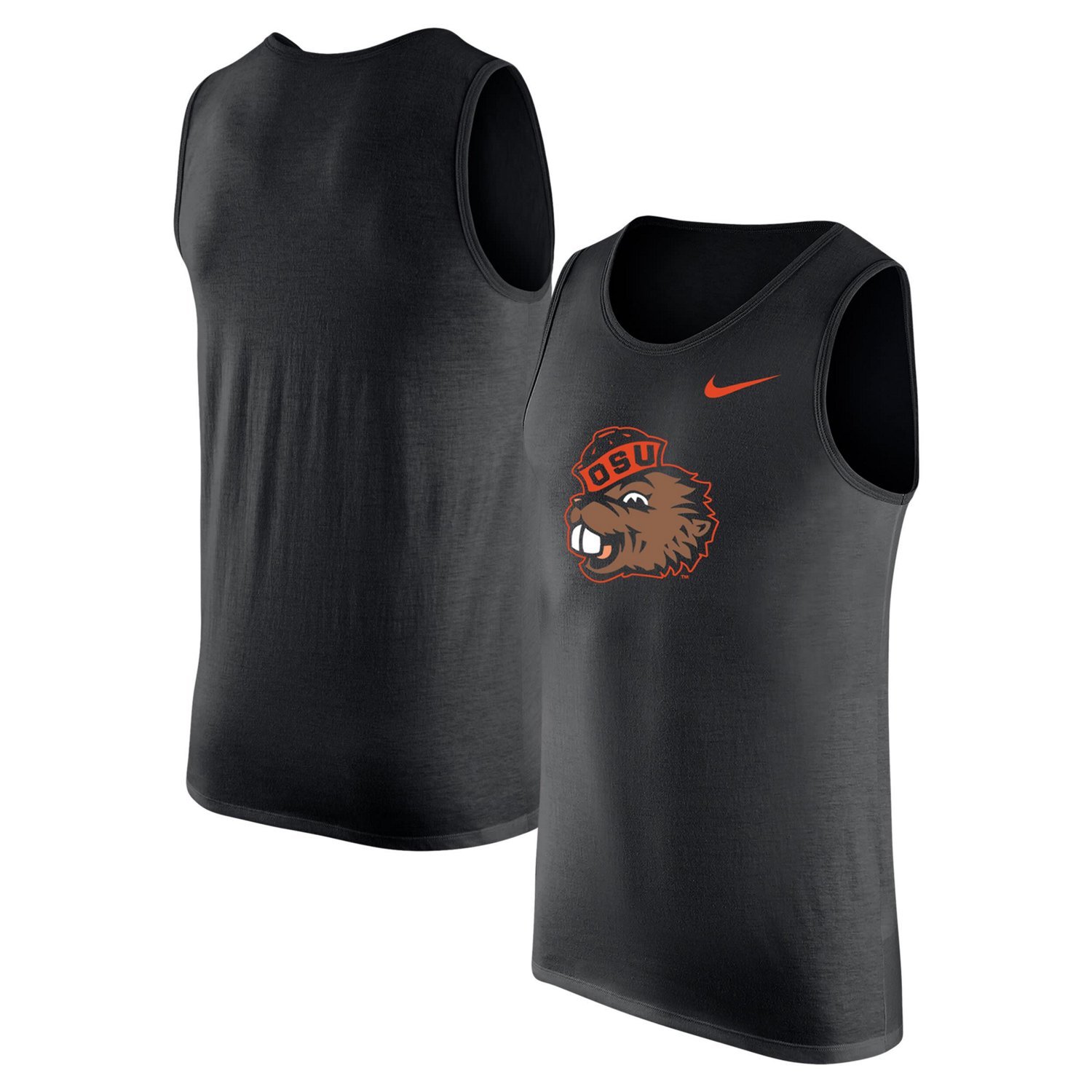 Nike Oregon State Beavers Vintage Logo Performance Tank Top                                                                      - view number 1