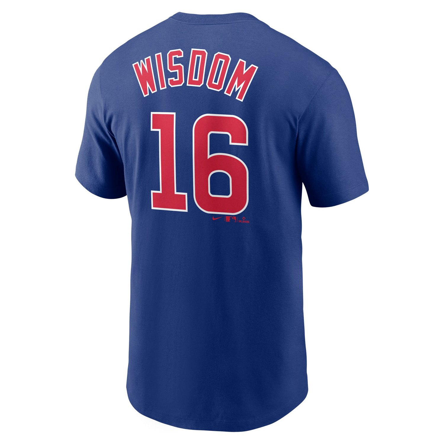 Nike Patrick Wisdom Chicago Cubs Player Name  Number T-Shirt