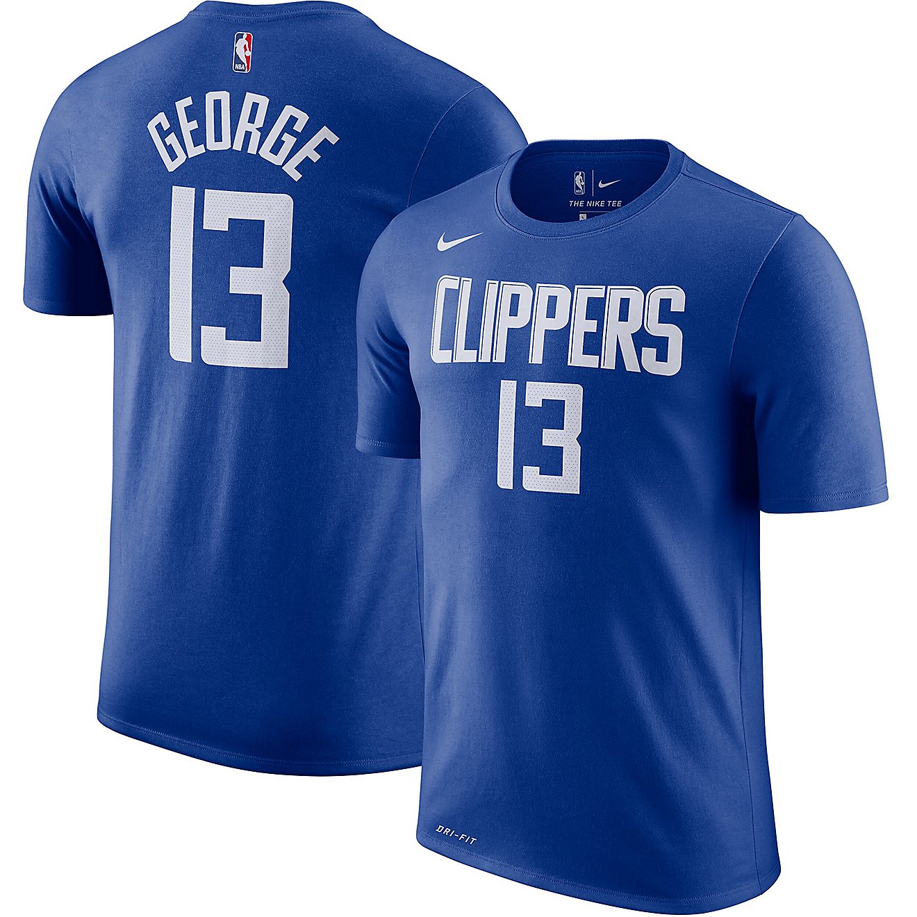 Nike Paul George LA Clippers 2019/2020 Name  Number Performance T-Shirt                                                          - view number 1