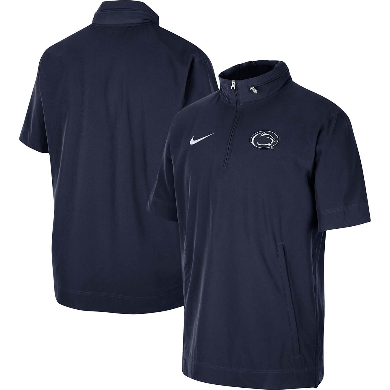 Nike Penn State Nittany Lions Coaches Quarter-Zip Short Sleeve Jacket                                                            - view number 1