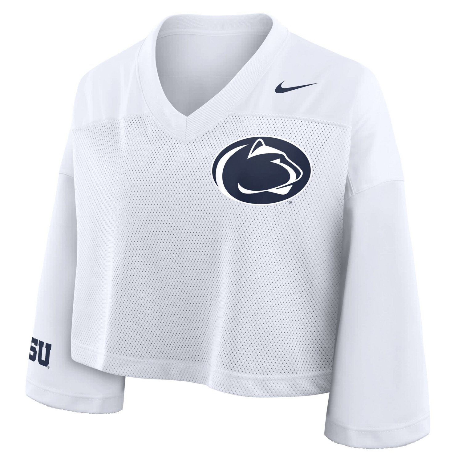 Nike Penn State Nittany Lions Cropped Mesh Dri-FIT Fashion Jersey - view number 4