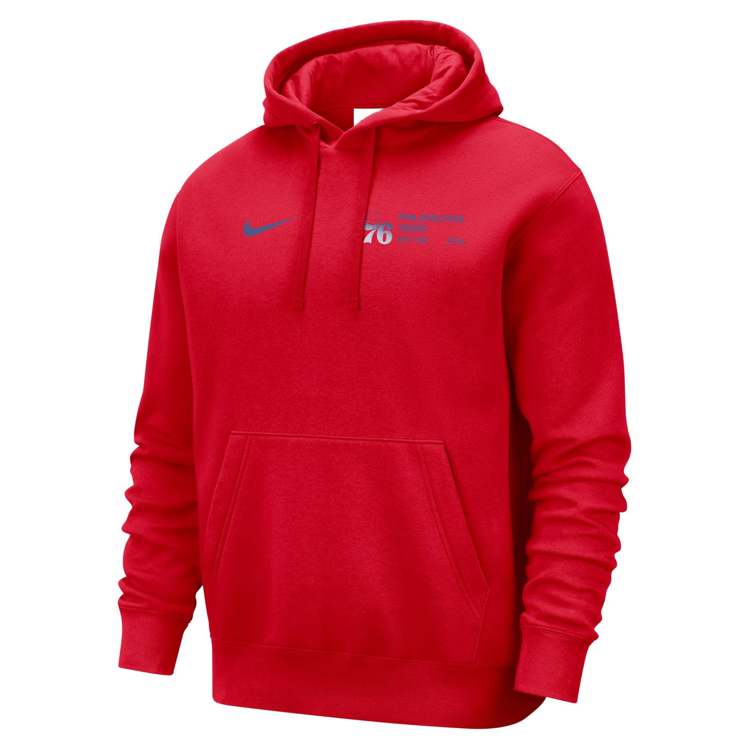 Nike Philadelphia 76ers Courtside Club Pullover Hoodie                                                                           - view number 2