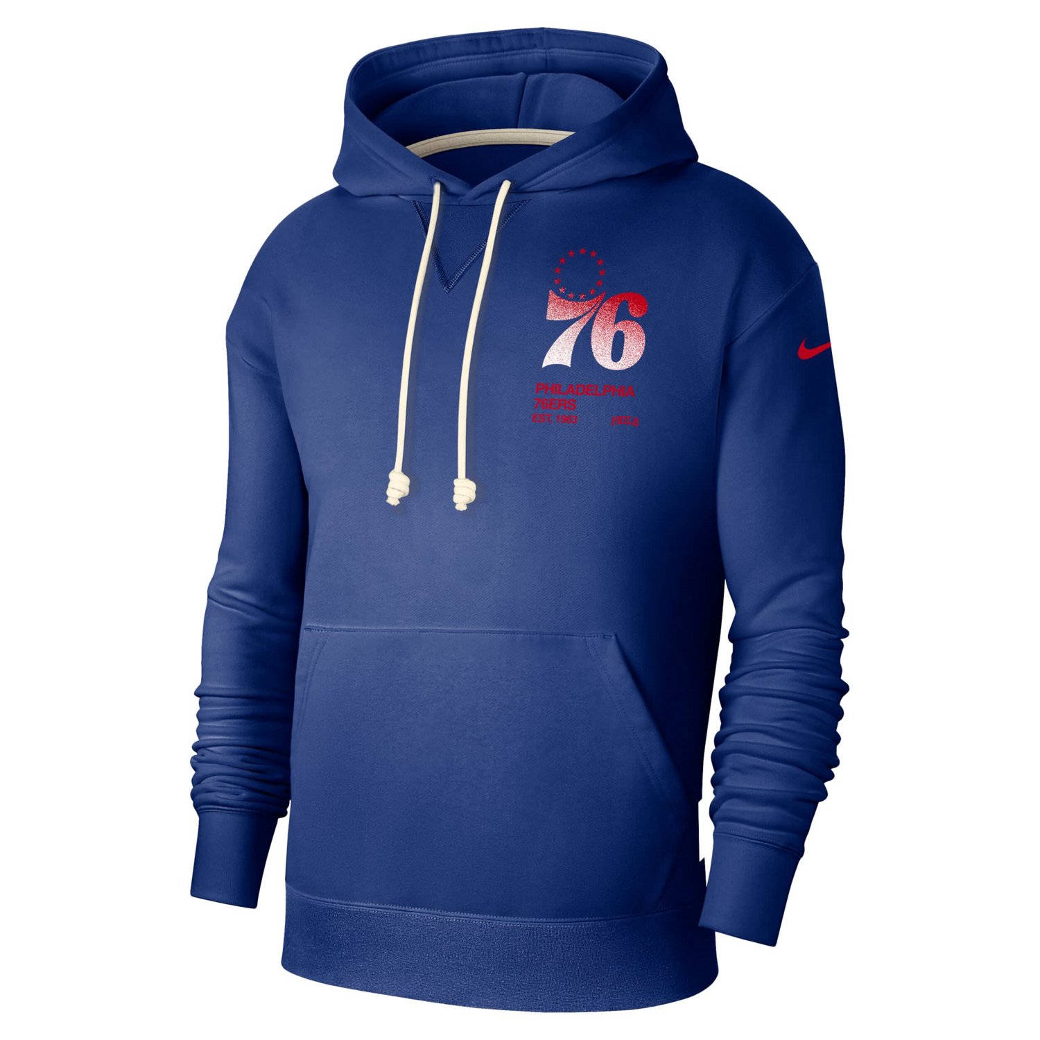 Nike Philadelphia 76ers Courtside Standard Issue Premium Performance Pullover Hoodie                                             - view number 2