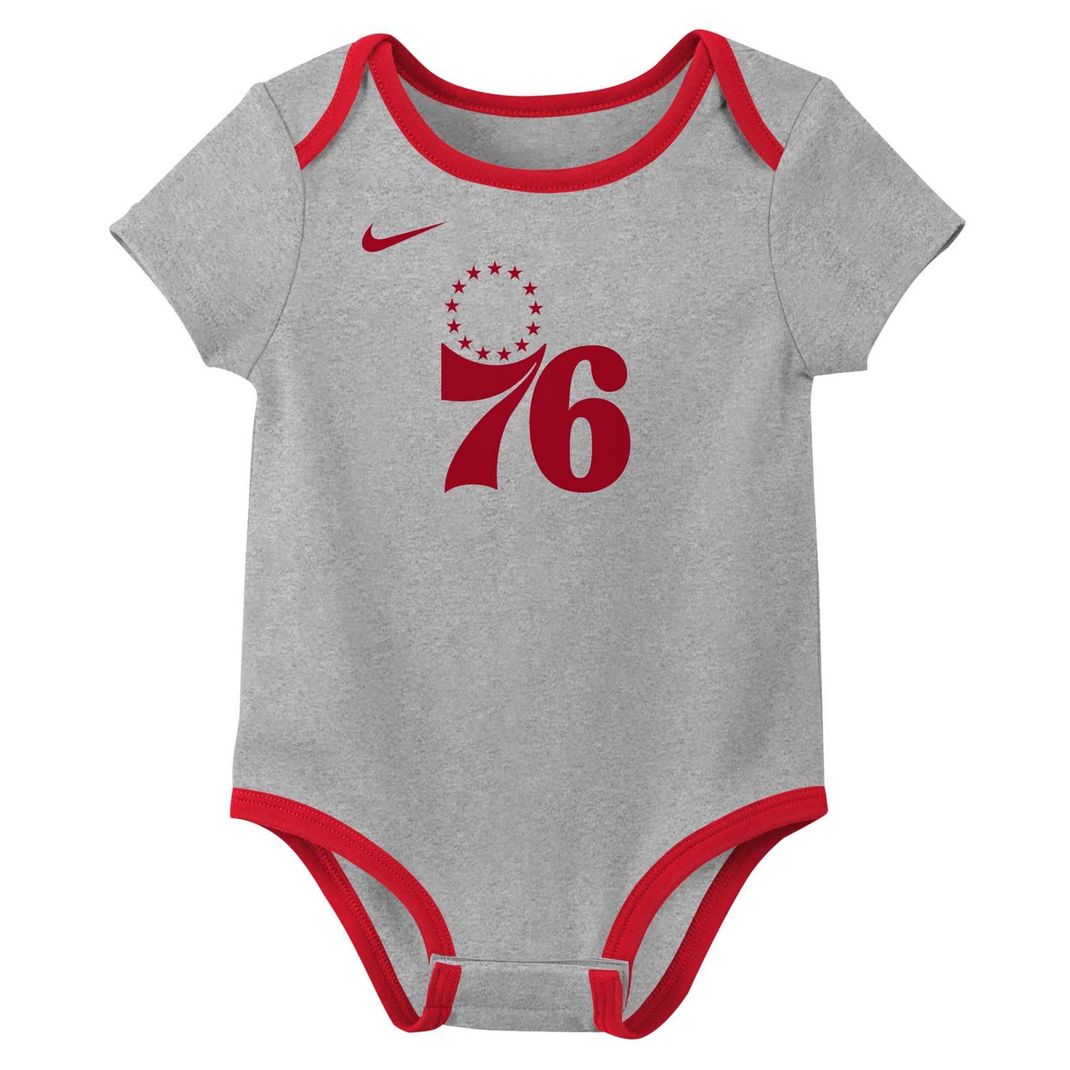Nike Philadelphia 76ers Three-Pack Bodysuit Set - view number 4