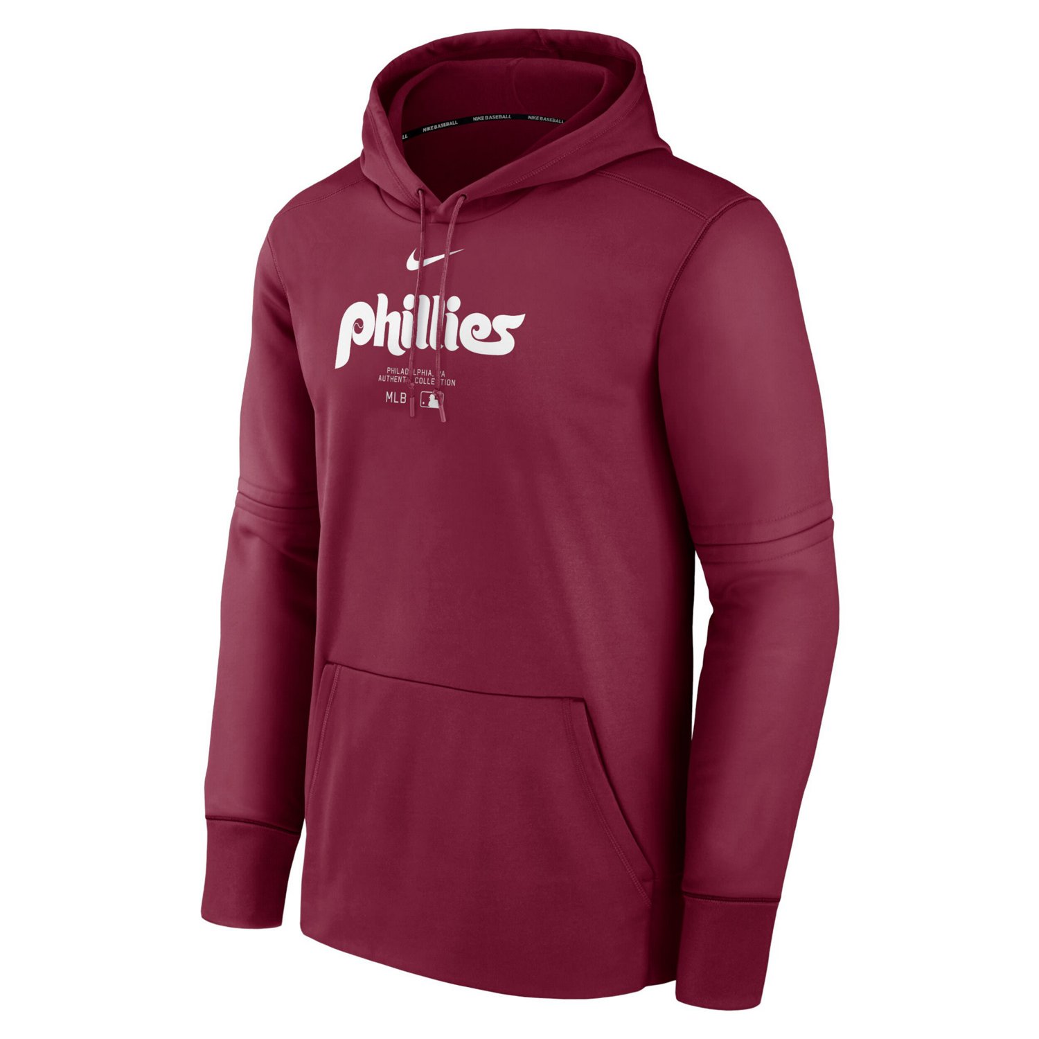Nike Philadelphia Phillies Authentic Collection Practice Performance Pullover Hoodie