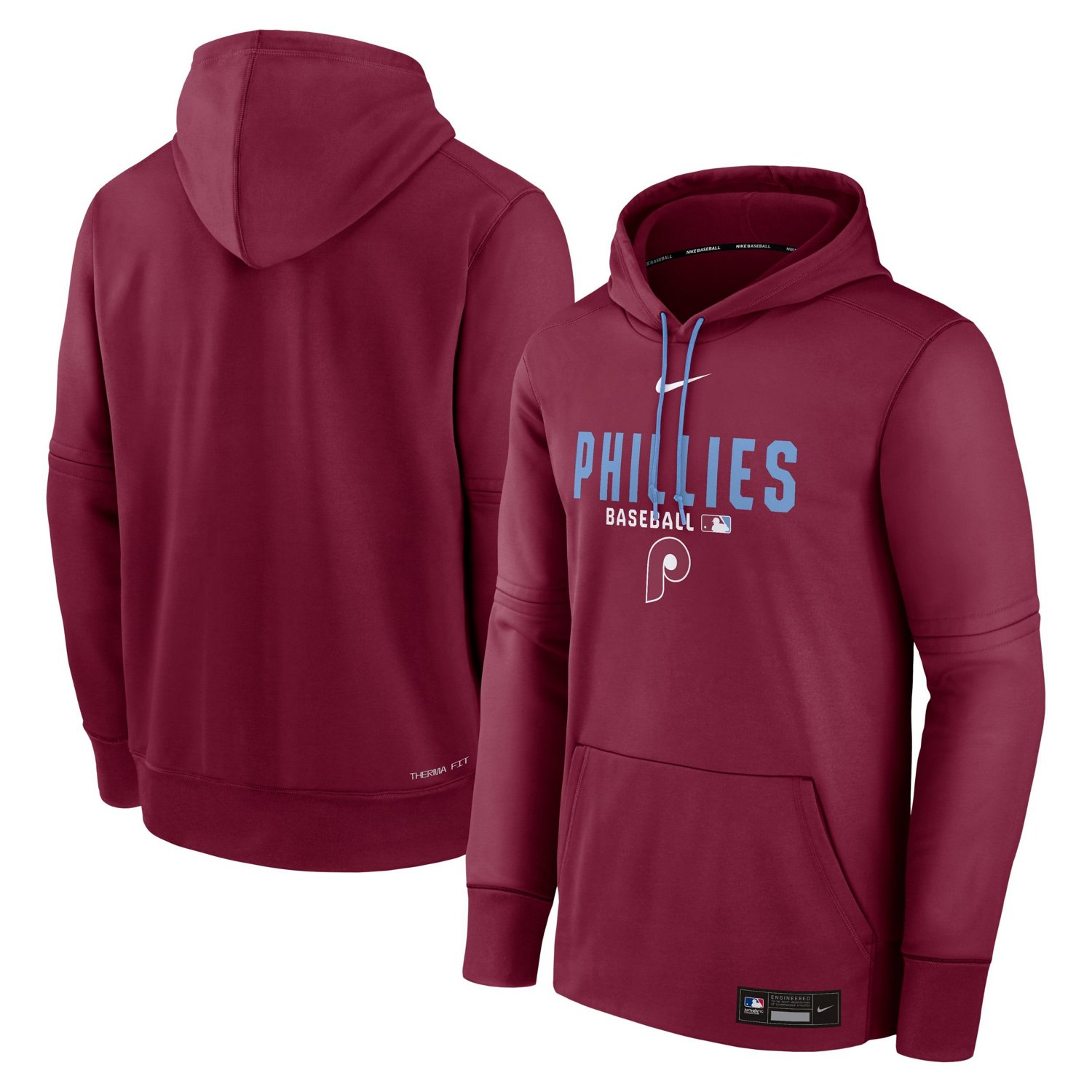 Nike Philadelphia Phillies Authentic Collection Therma-FIT Hoodie