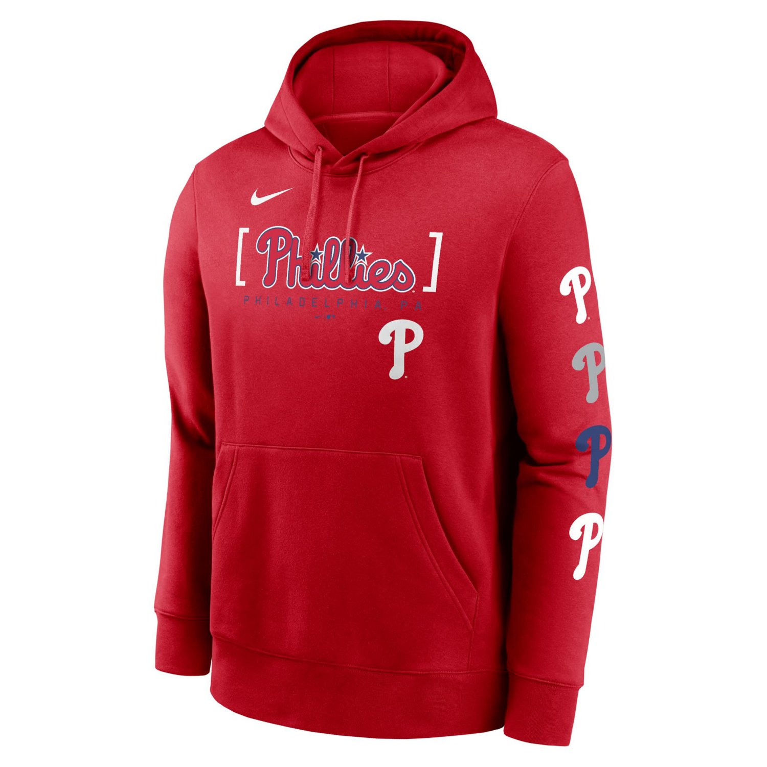 Nike Philadelphia Phillies Club Stack Pullover Hoodie - view number 2