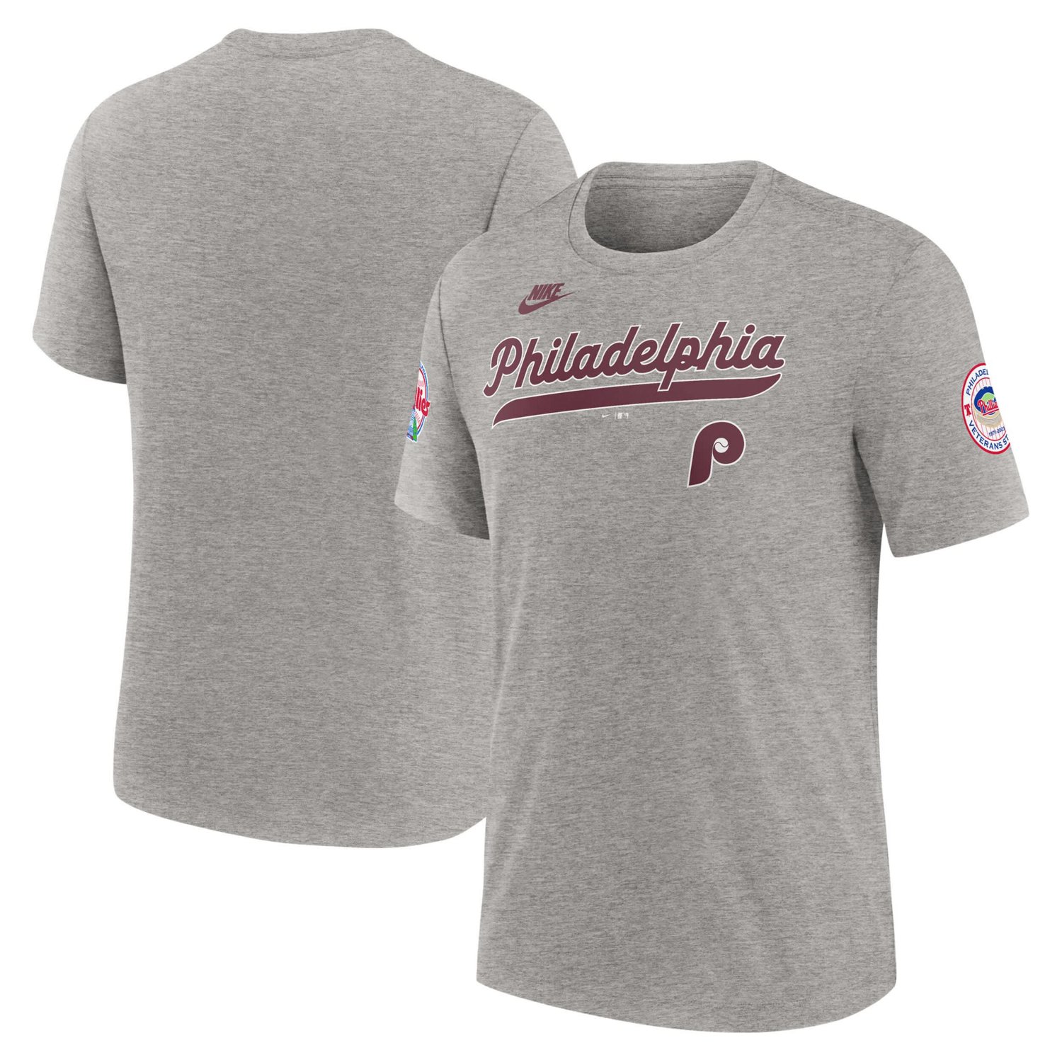 Nike Philadelphia Phillies Cooperstown Collection Eras Tri-Blend T-Shirt