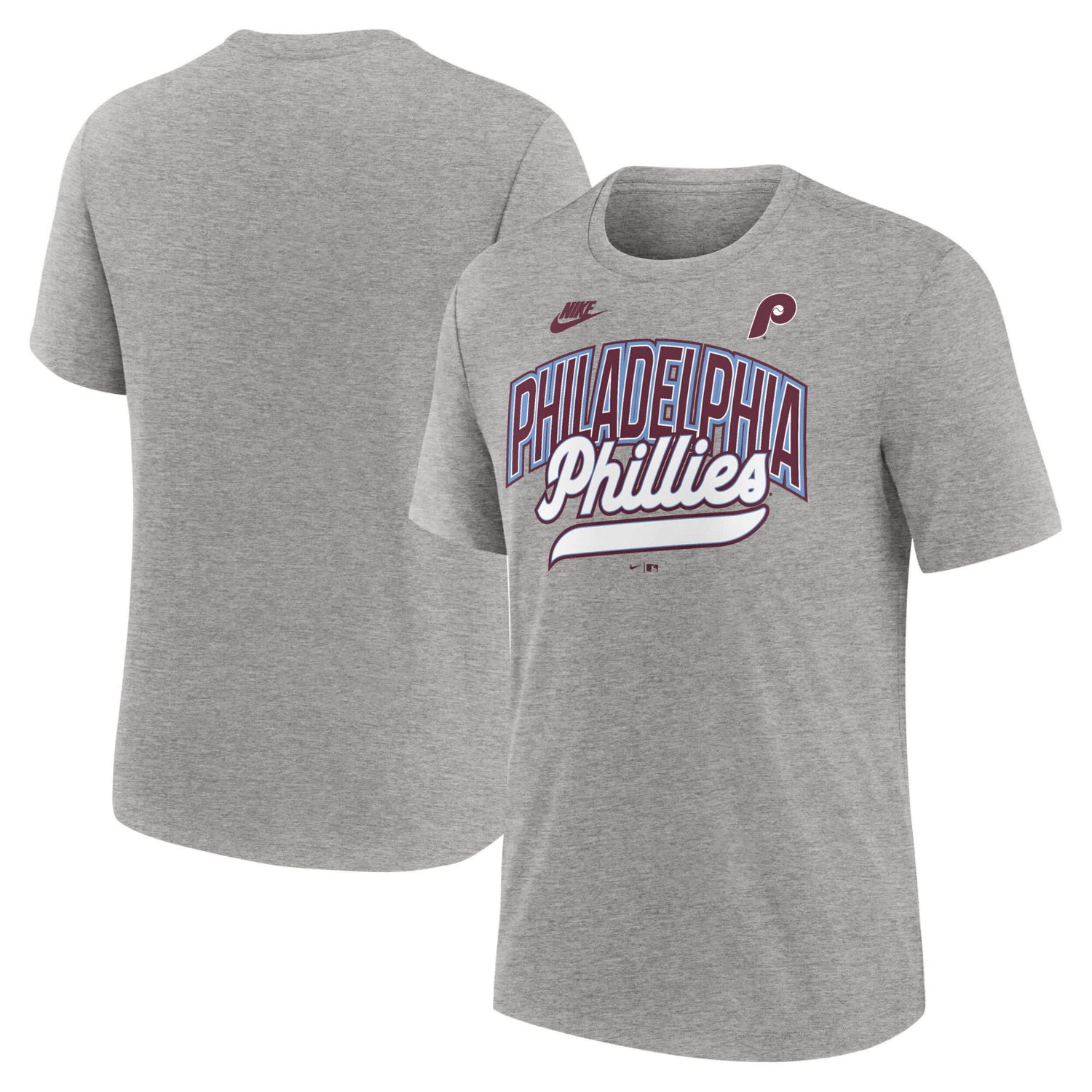 Nike Philadelphia Phillies Cooperstown Collection Retro Tri-Blend T-Shirt - view number 1