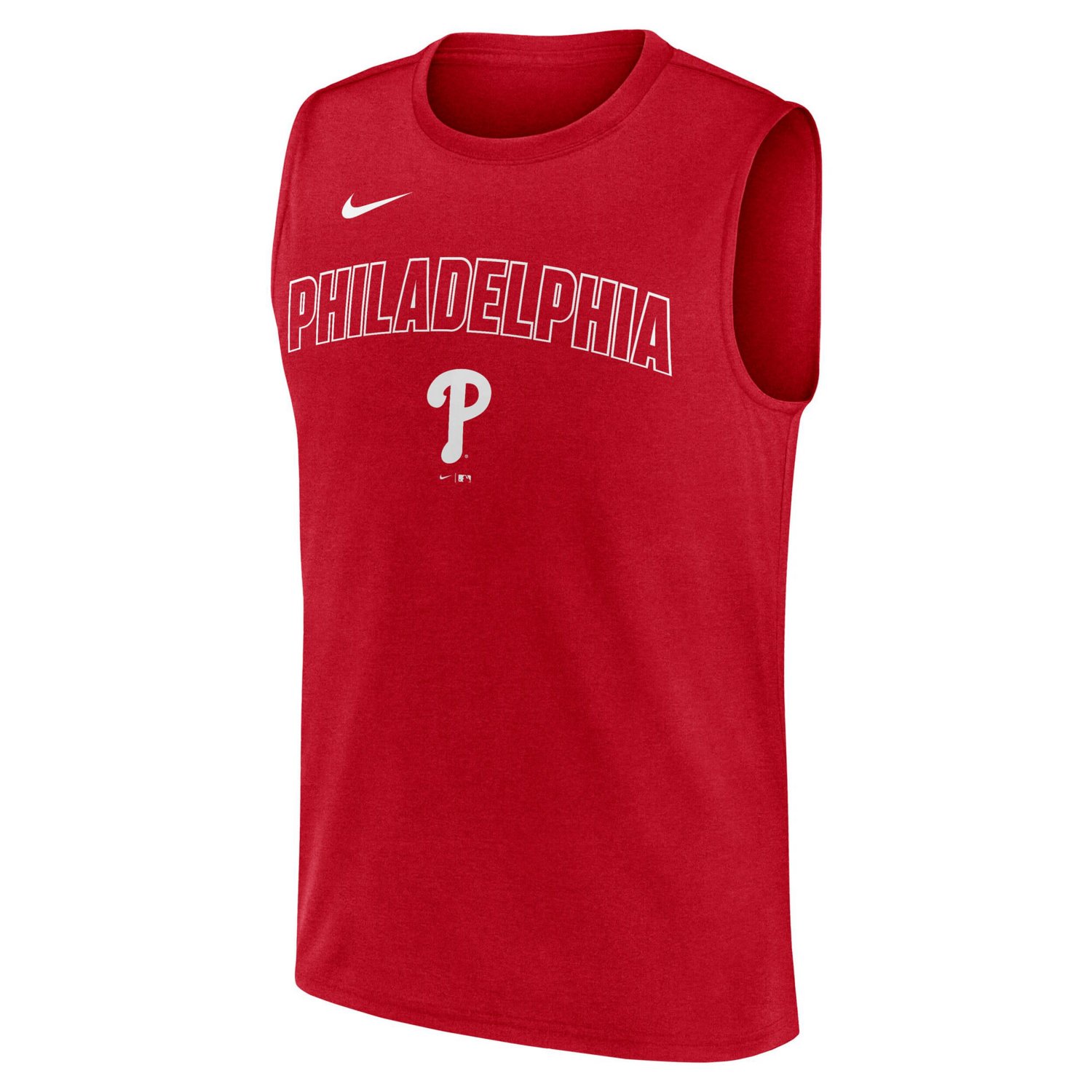 Nike Philadelphia Phillies Knockout Performance Muscle Tank Top - view number 2