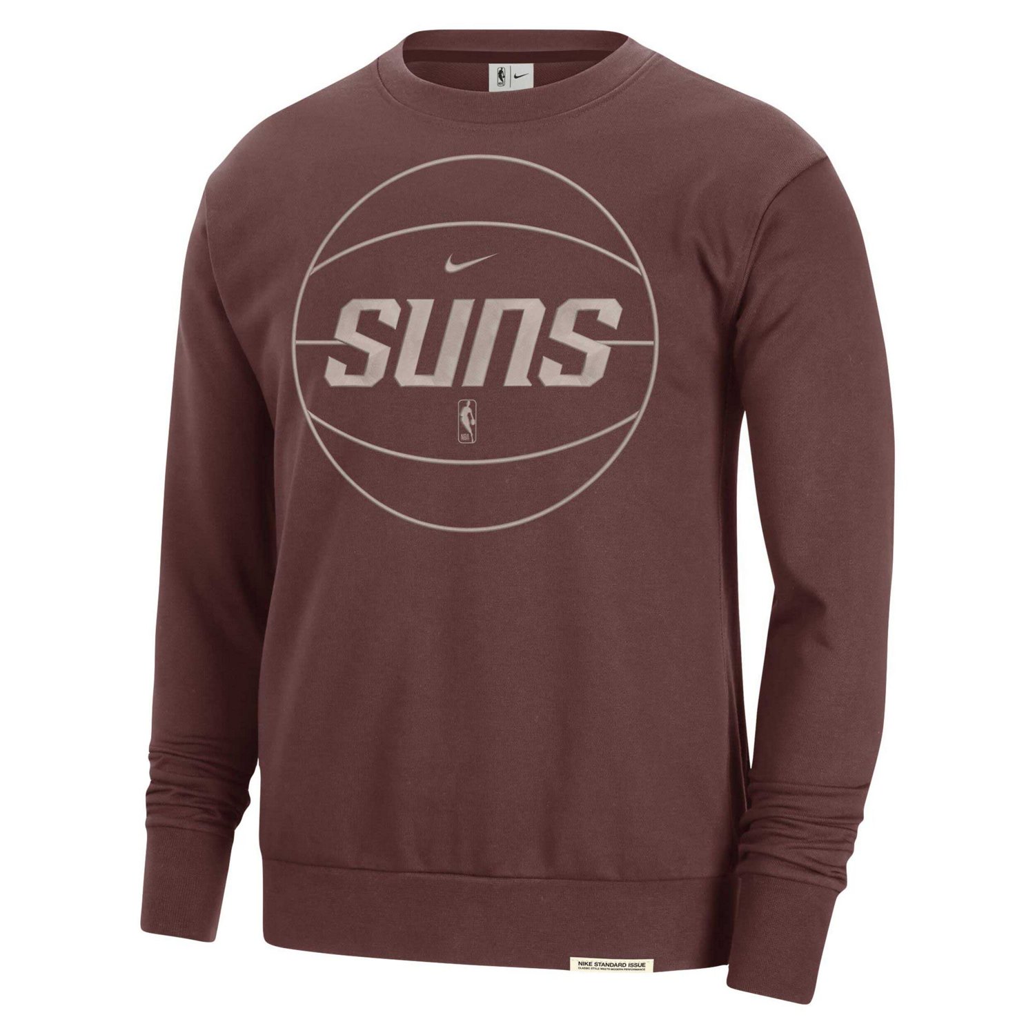 Nike Phoenix Suns 2023/24 Authentic Standard Issue Travel Performance Pullover Sweatshirt                                        - view number 2