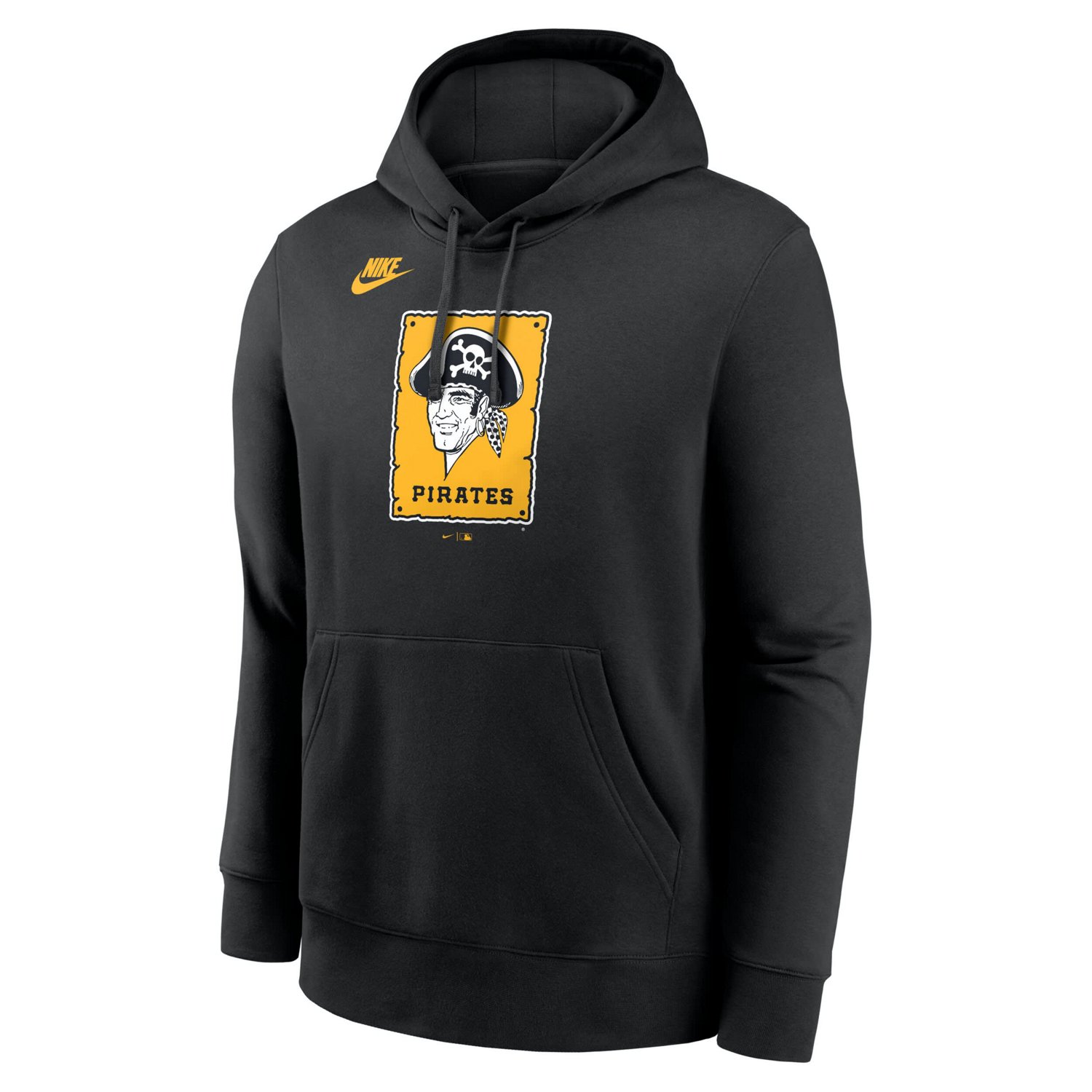 Nike Pittsburgh Pirates Cooperstown Collection Logo Club Pullover Hoodie - view number 2