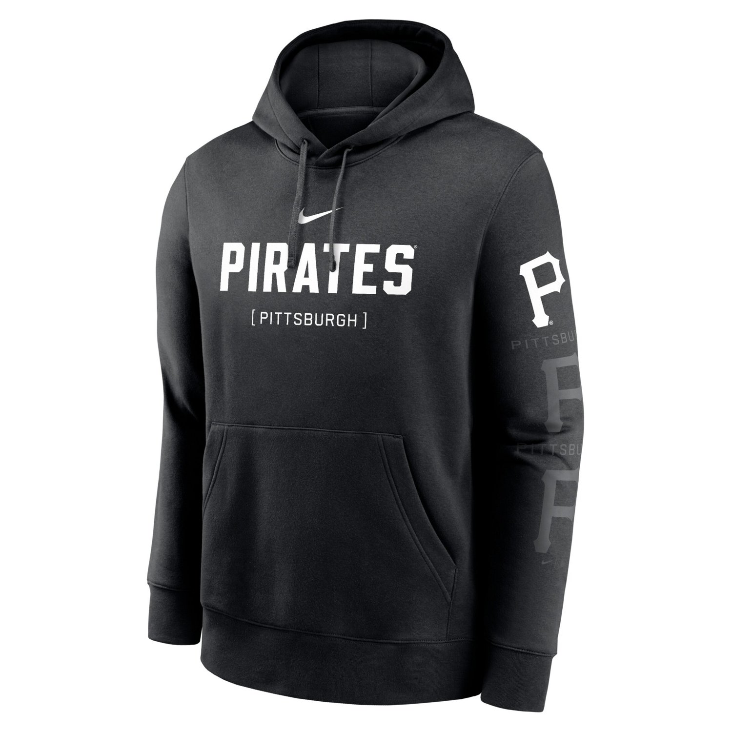 Nike Pittsburgh Pirates Fashion Club Pullover Hoodie                                                                             - view number 2