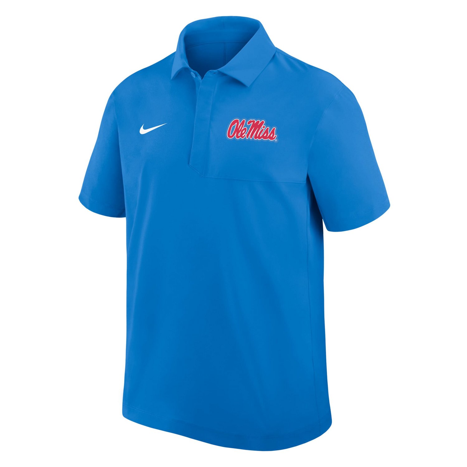 Nike Powder Ole Miss Rebels Woven Polo - view number 2