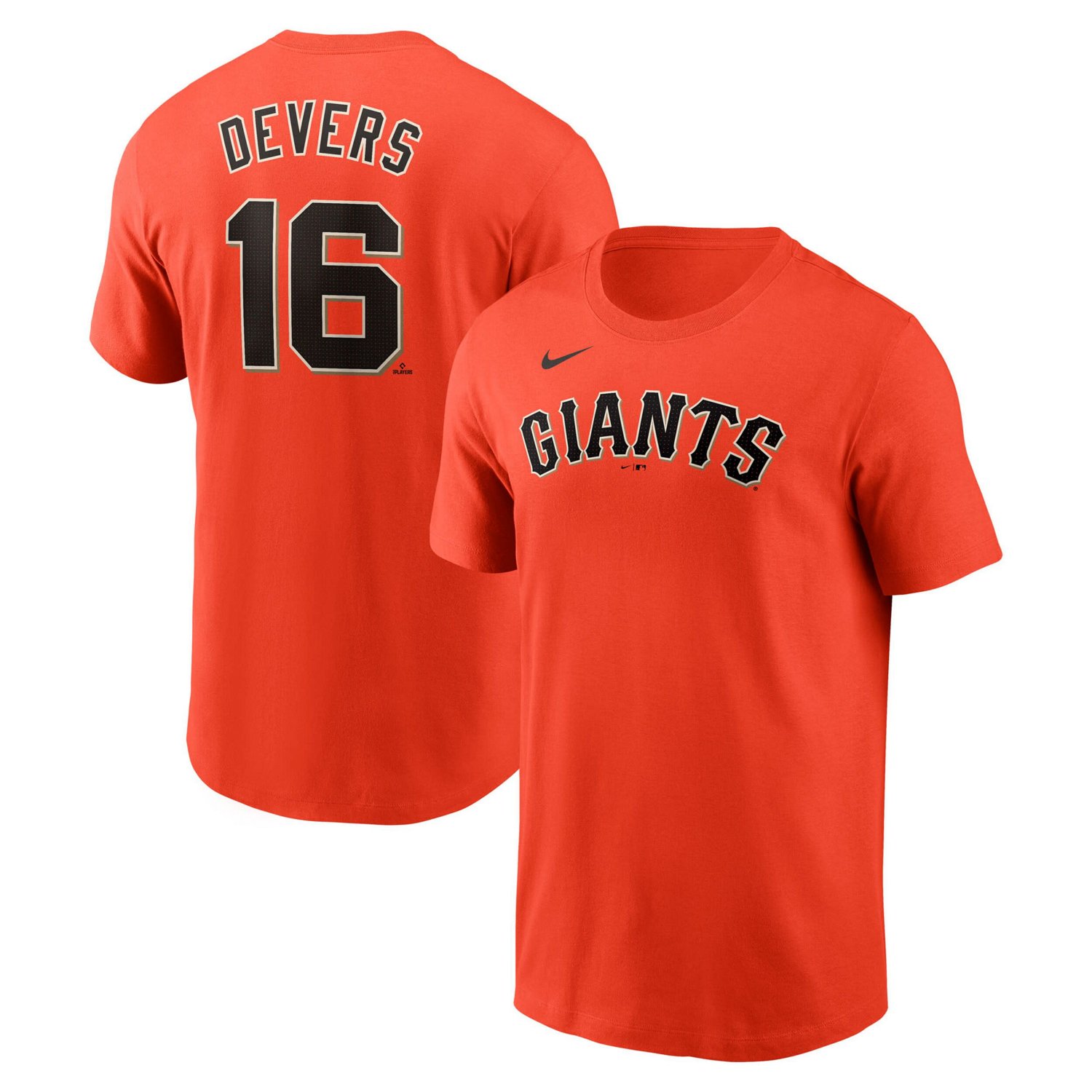 Nike Rafael Devers San Francisco Giants Name  Number T-Shirt